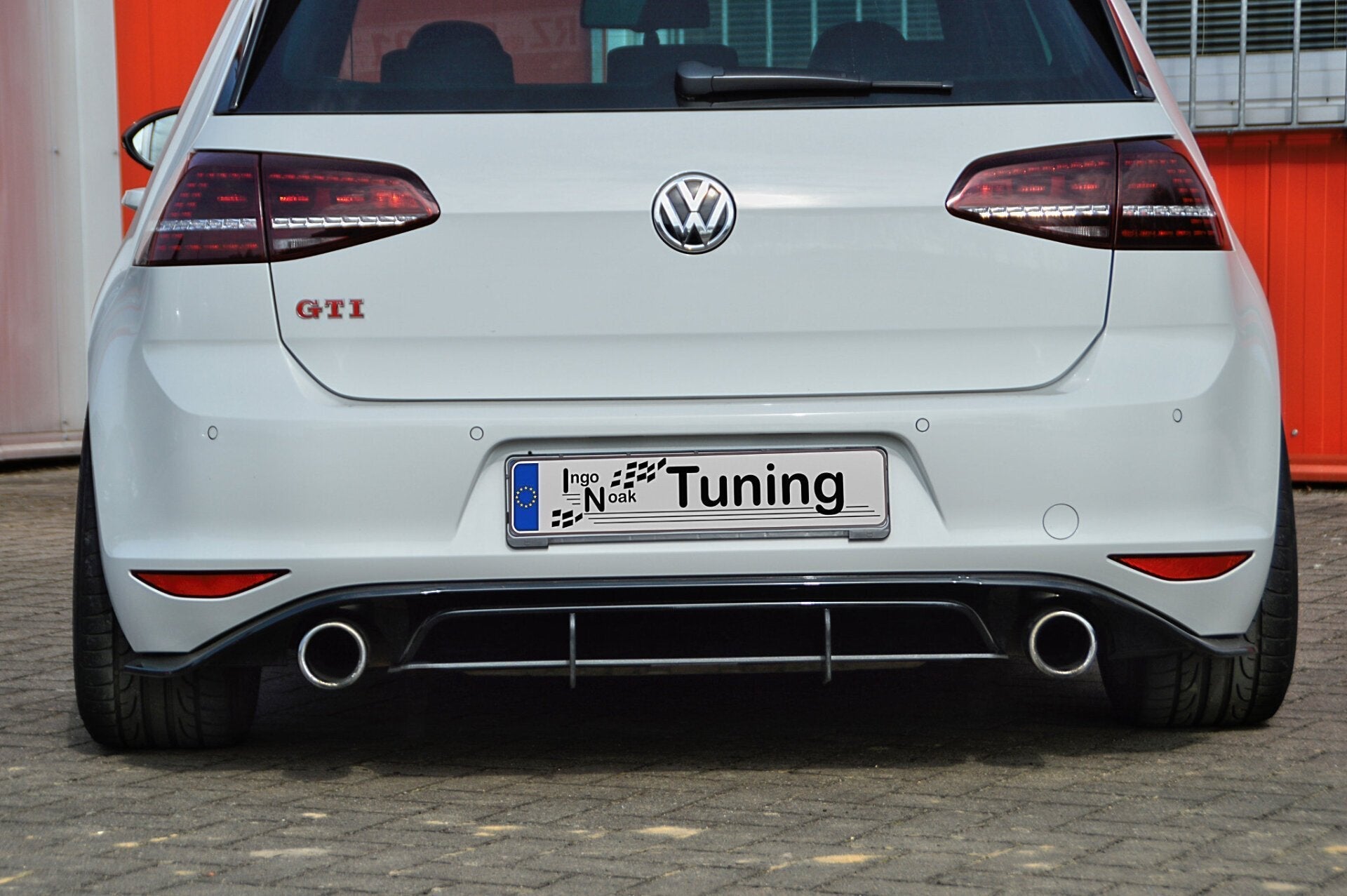 Heckansatz Diffusor passend für VW Golf 7 GTI Clubsport