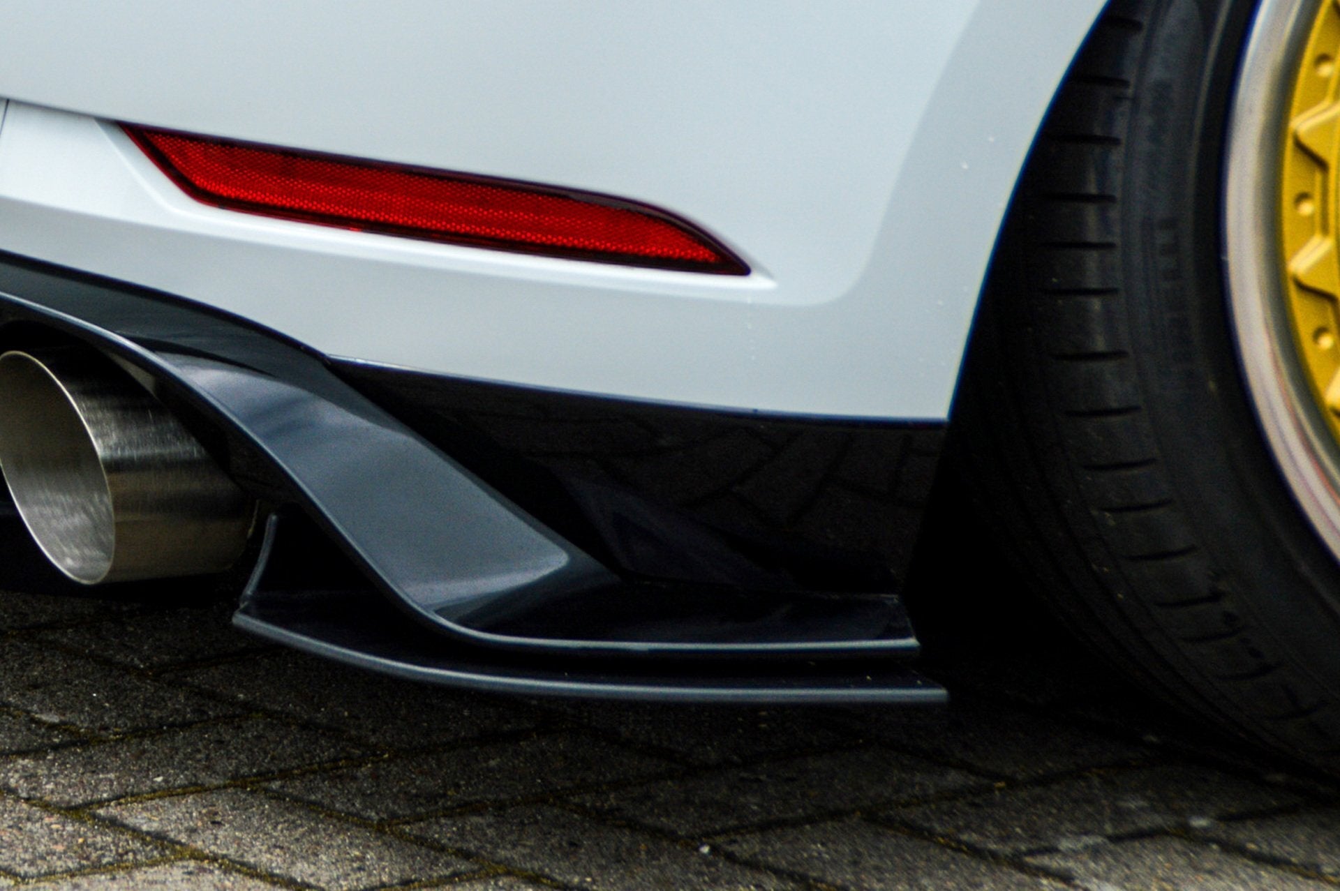 Racing Heckansatz Seitenteile passend für VW Golf 7 GTI TCR