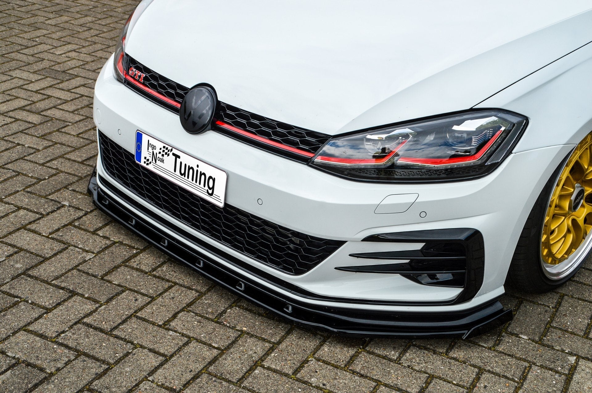 Spoilerschwert Frontspoiler mit Wing passend für VW Golf 7 GTI TCR