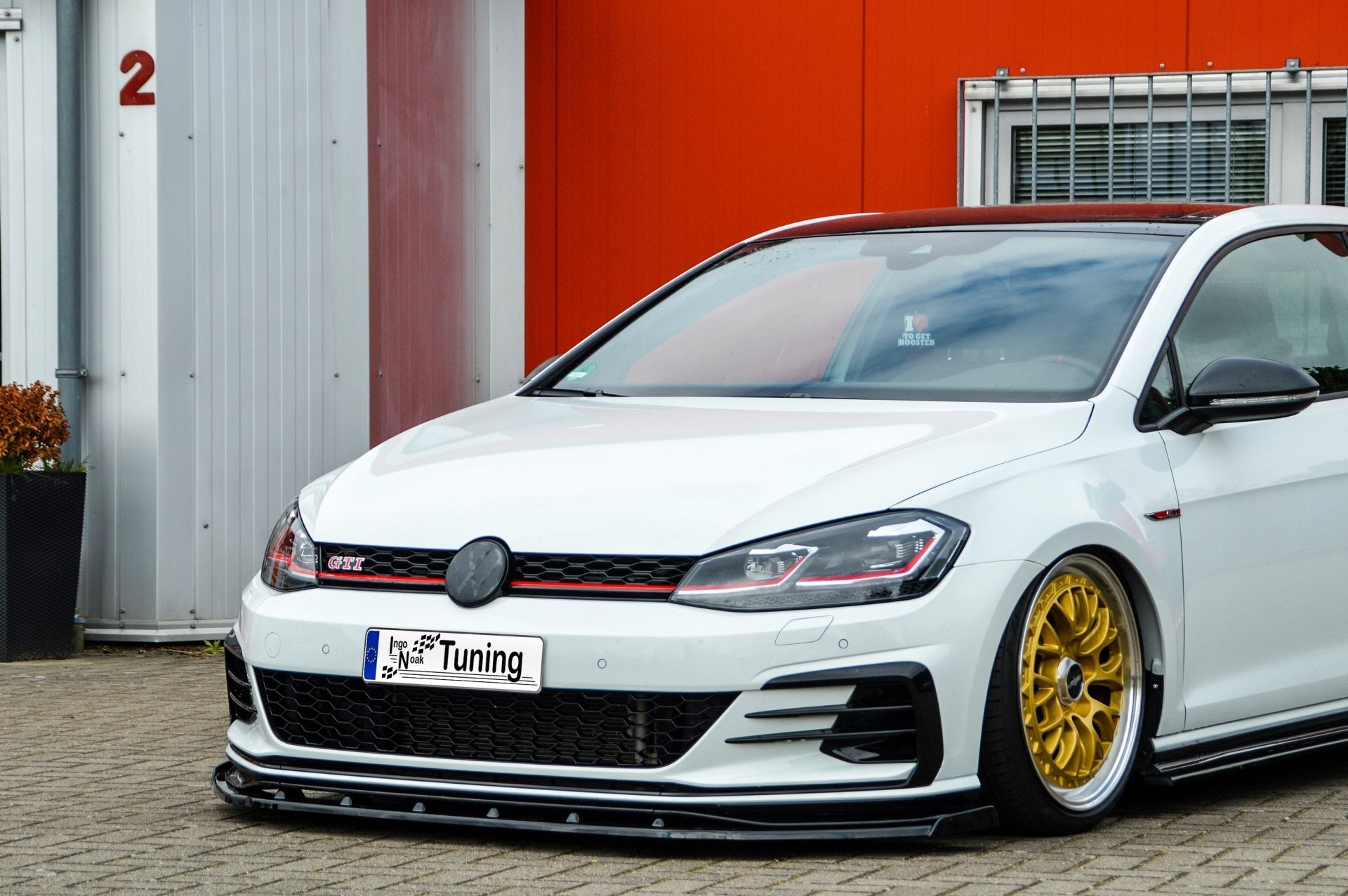 Spoilerschwert Frontspoiler mit Wing passend für VW Golf 7 GTI TCR