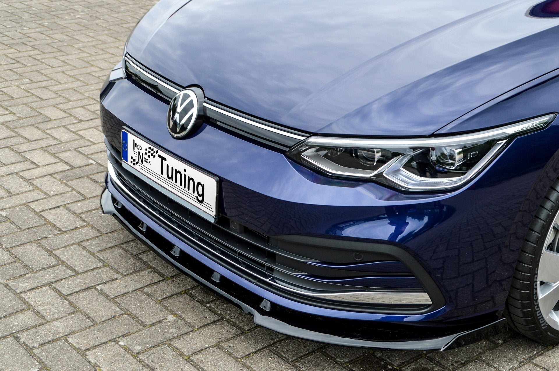 Cup Frontspoilerlippe mit Wing passend für VW Golf 8