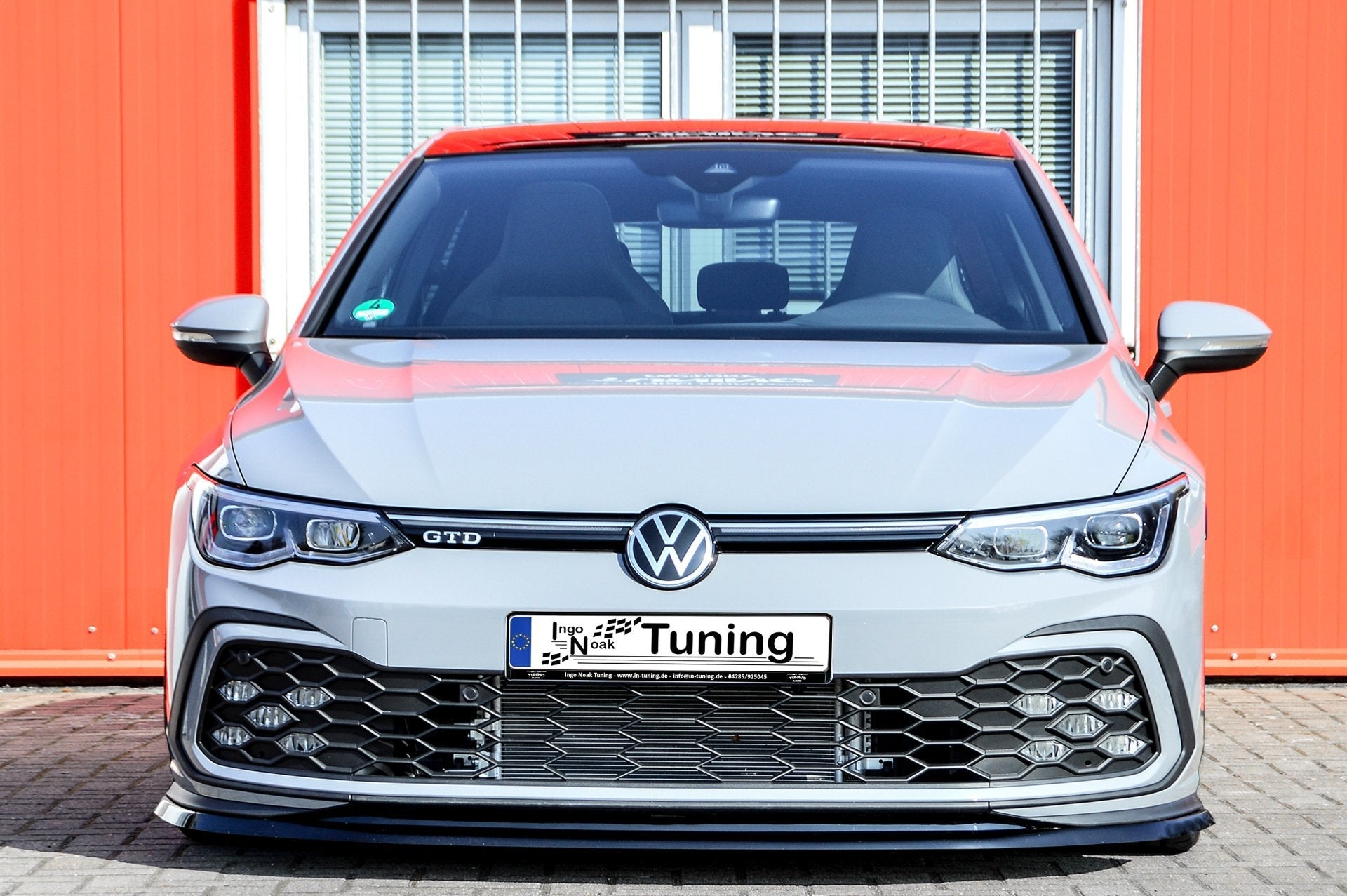 Cup Frontspoilerlippe V.2 passend für VW Golf 8 GTI + GTD