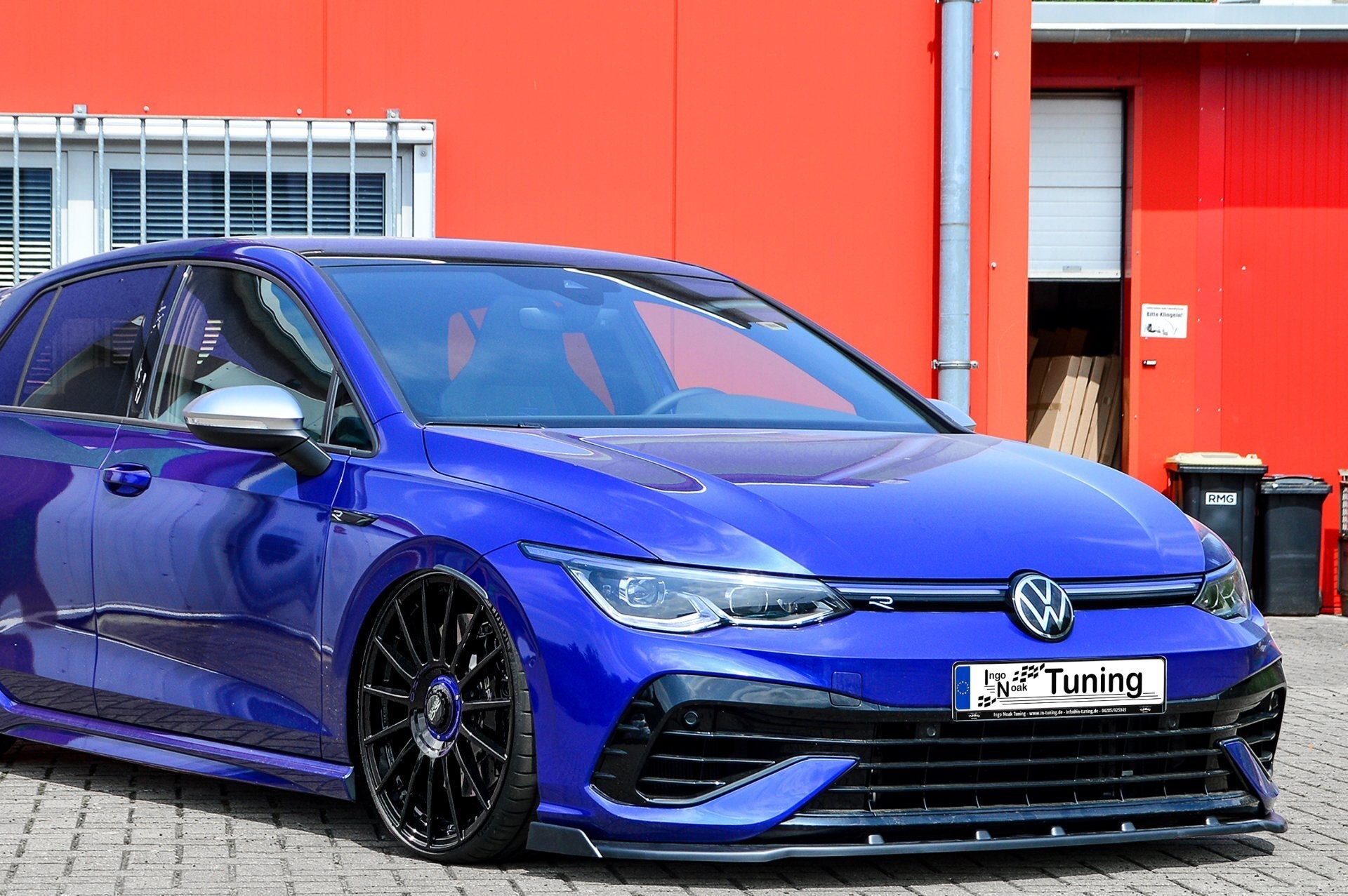 Cup Frontspoilerlippe mit Wing passend für VW Golf 8 R