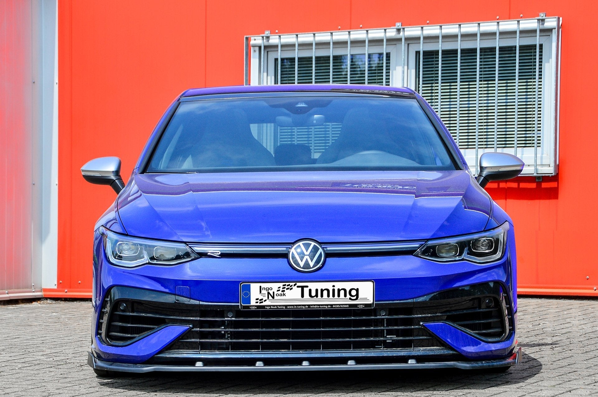 Cup Frontspoilerlippe mit Wing passend für VW Golf 8 R