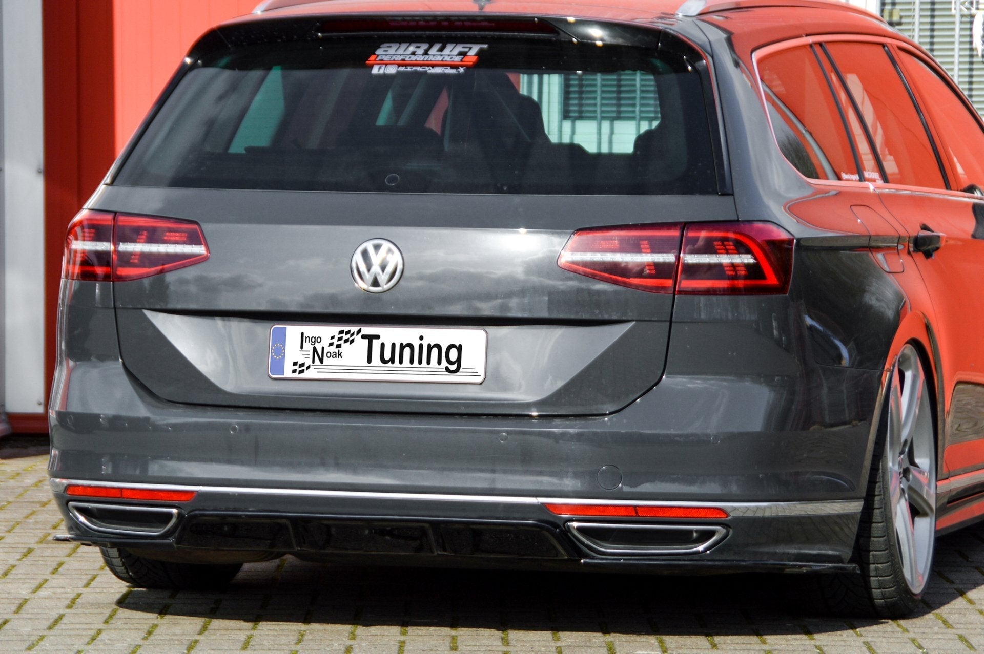Heckansatz Mittenteil+Seitenteile passend für VW Passat 3G B8 R-Line