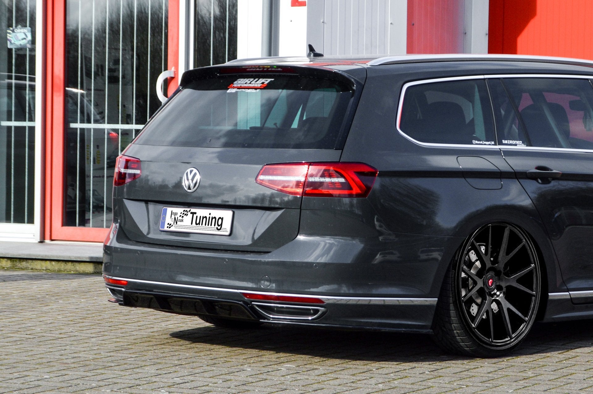 Heckansatz Mittenteil+Seitenteile passend für VW Passat 3G B8 R-Line