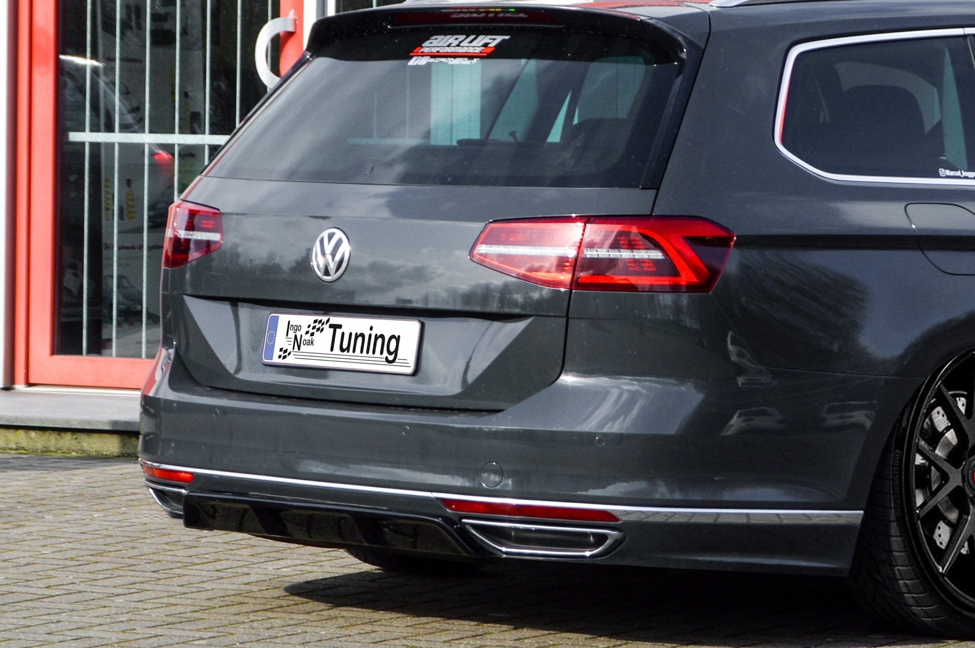 Heckansatz Mittenteil passend für VW Passat 3G B8 R-Line