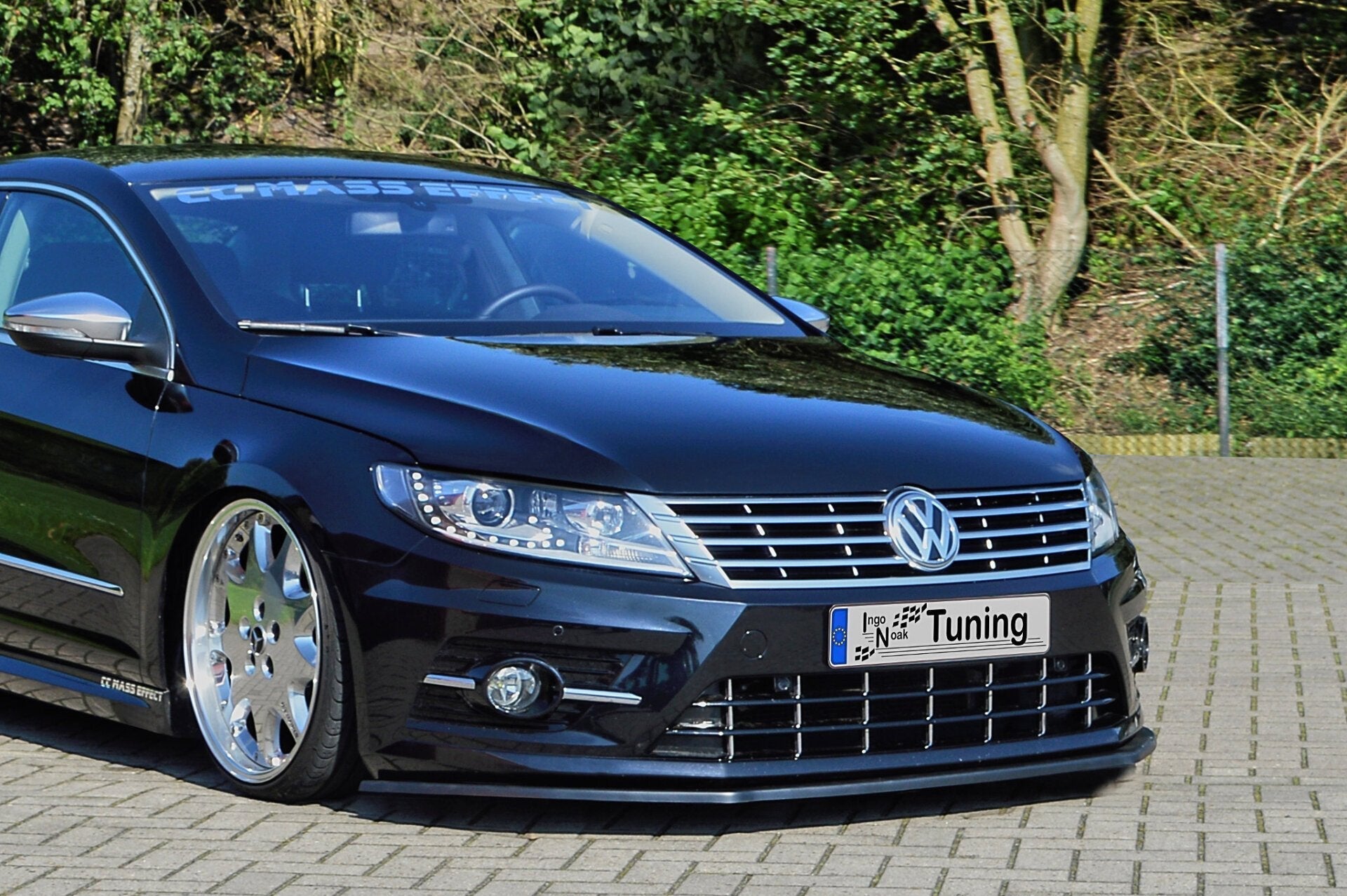 Cup Frontspoilerlippe passend für VW Passat CC R-Line Modelle mit R-Line