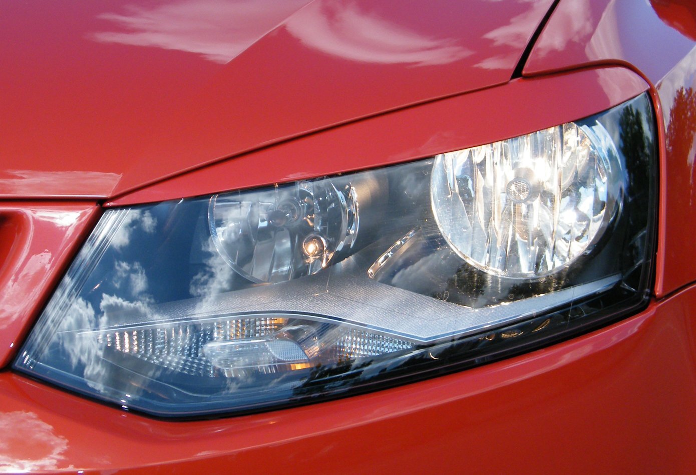 Scheinwerferblendensatz passend für VW Polo 5 6R