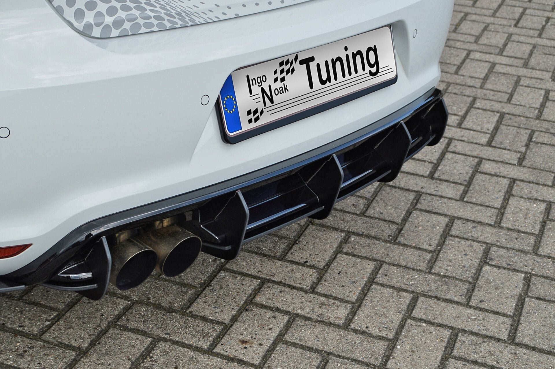 Gefräster Heckansatz passend für VW Polo WRC