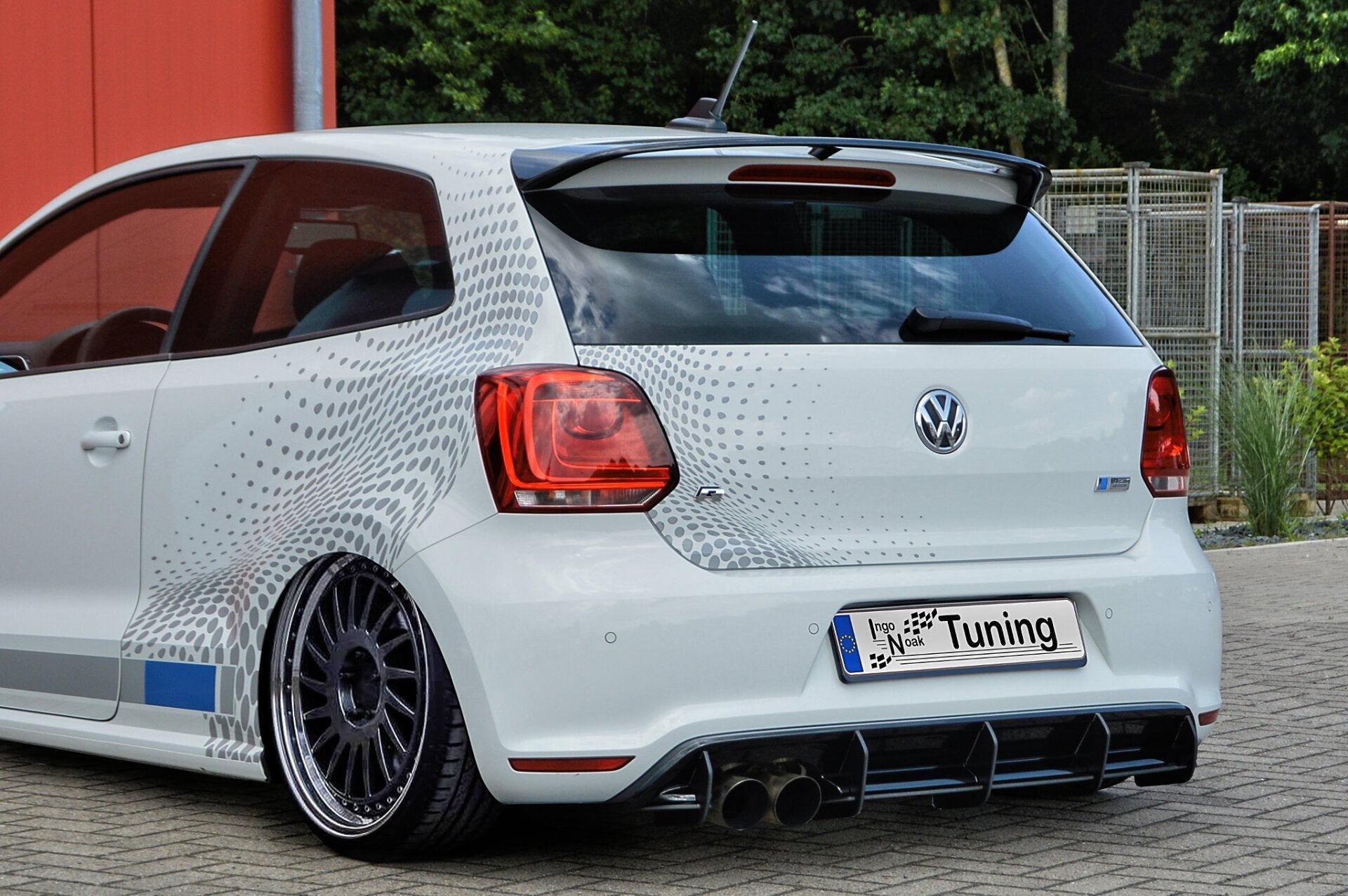 Gefräster Heckansatz passend für VW Polo WRC