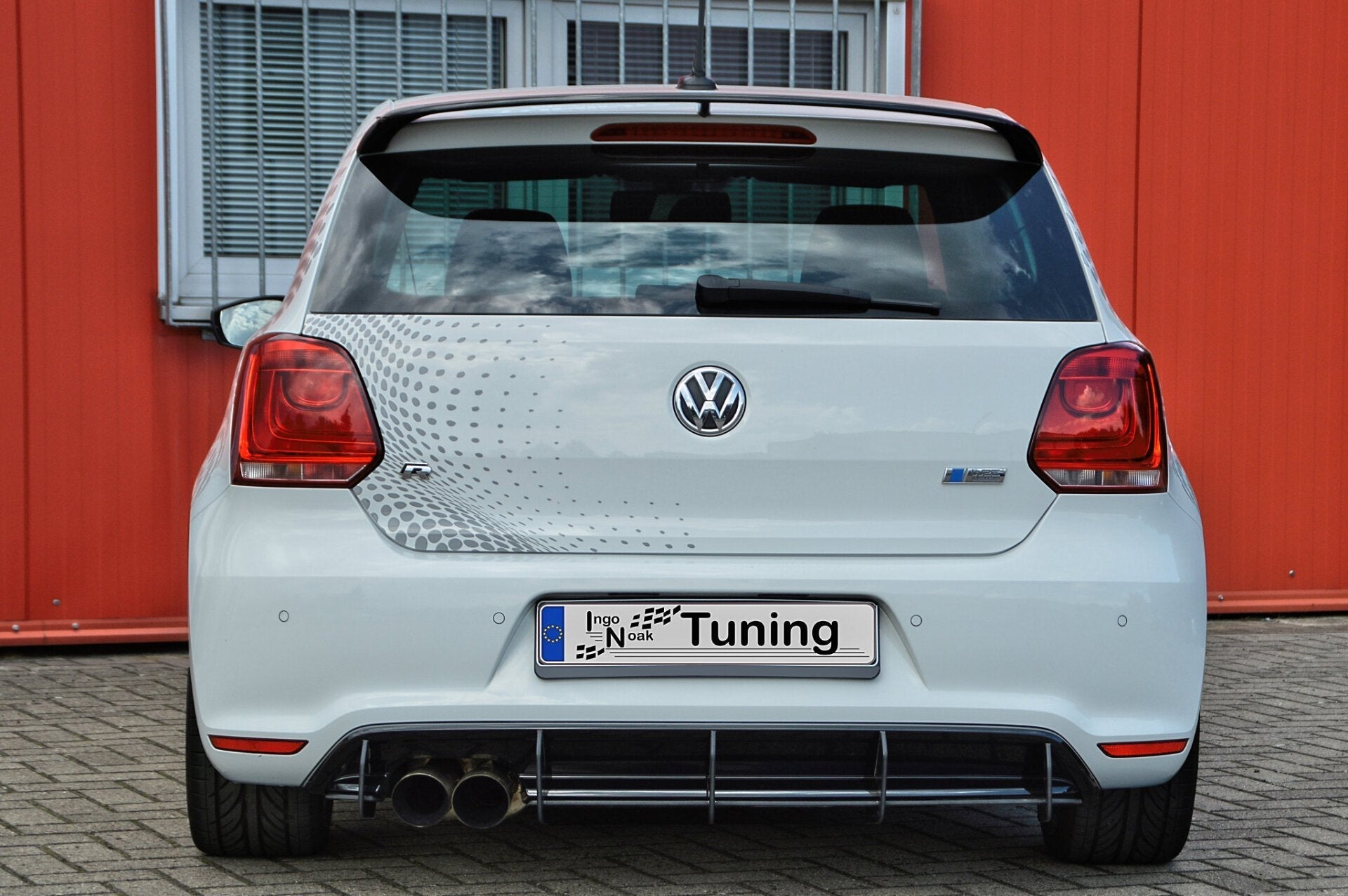 Gefräster Heckansatz passend für VW Polo WRC