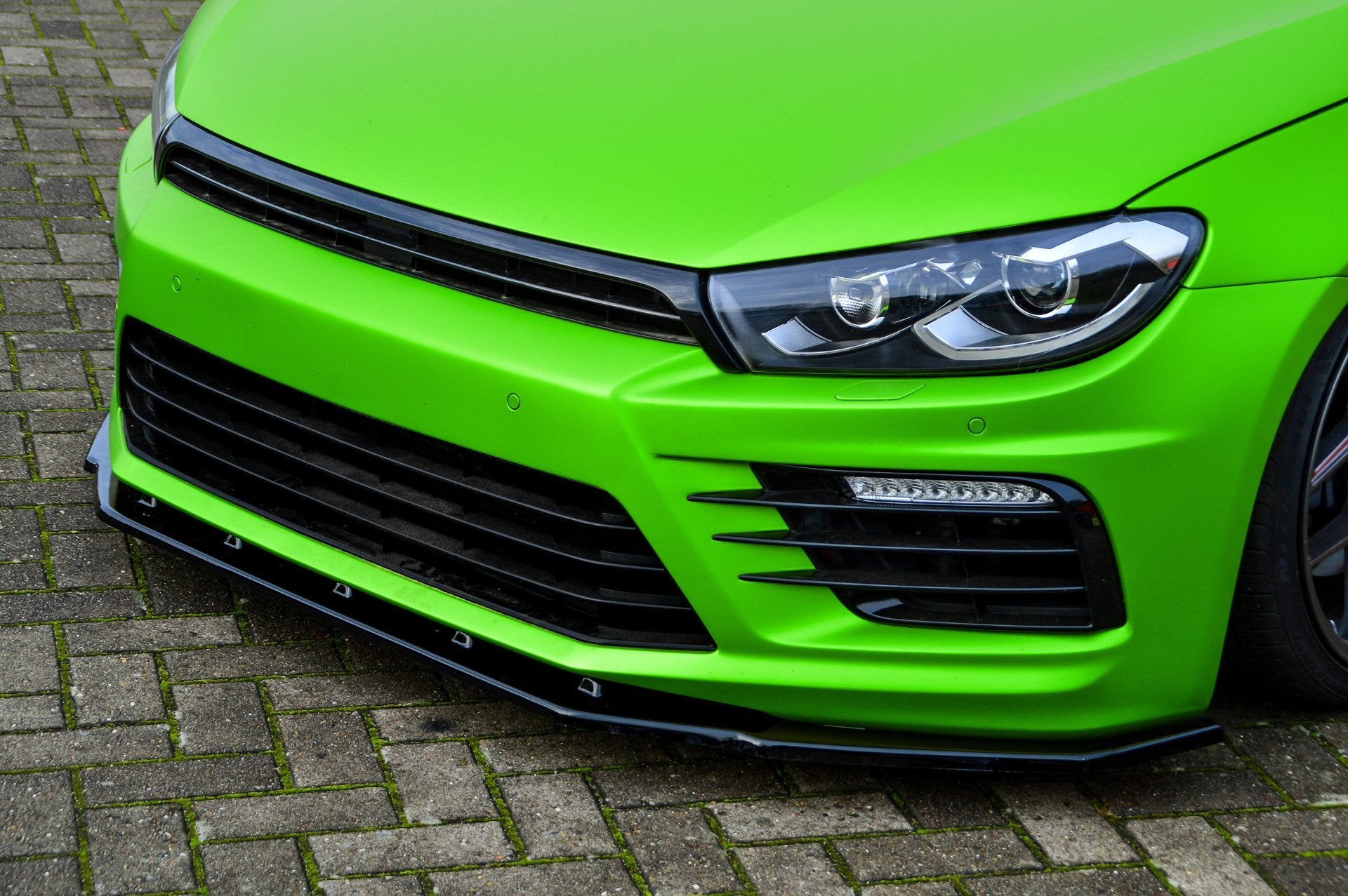 V.2 Cup Frontspoilerlippe passend für VW Scirocco R Facelift