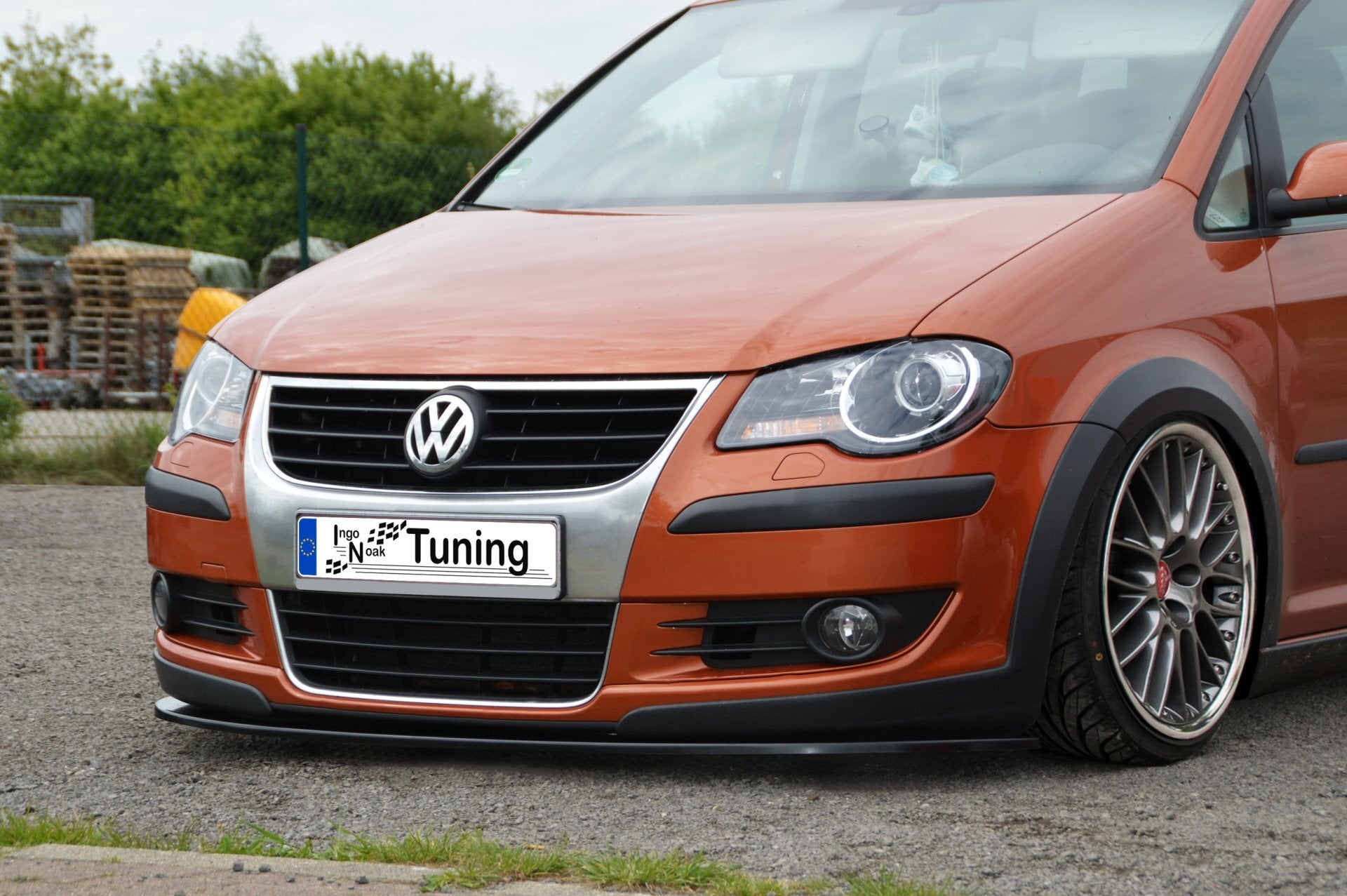 Cup Frontspoilerlippe passend für VW Touran Facelift 1T GP Bj. 2006-2010