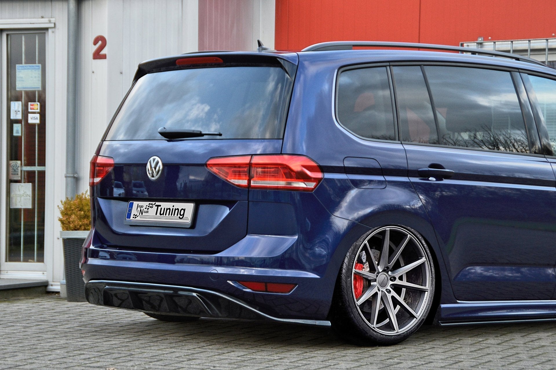 Heckansatz Diffusor aus ABS passend für VW Touran 5T
