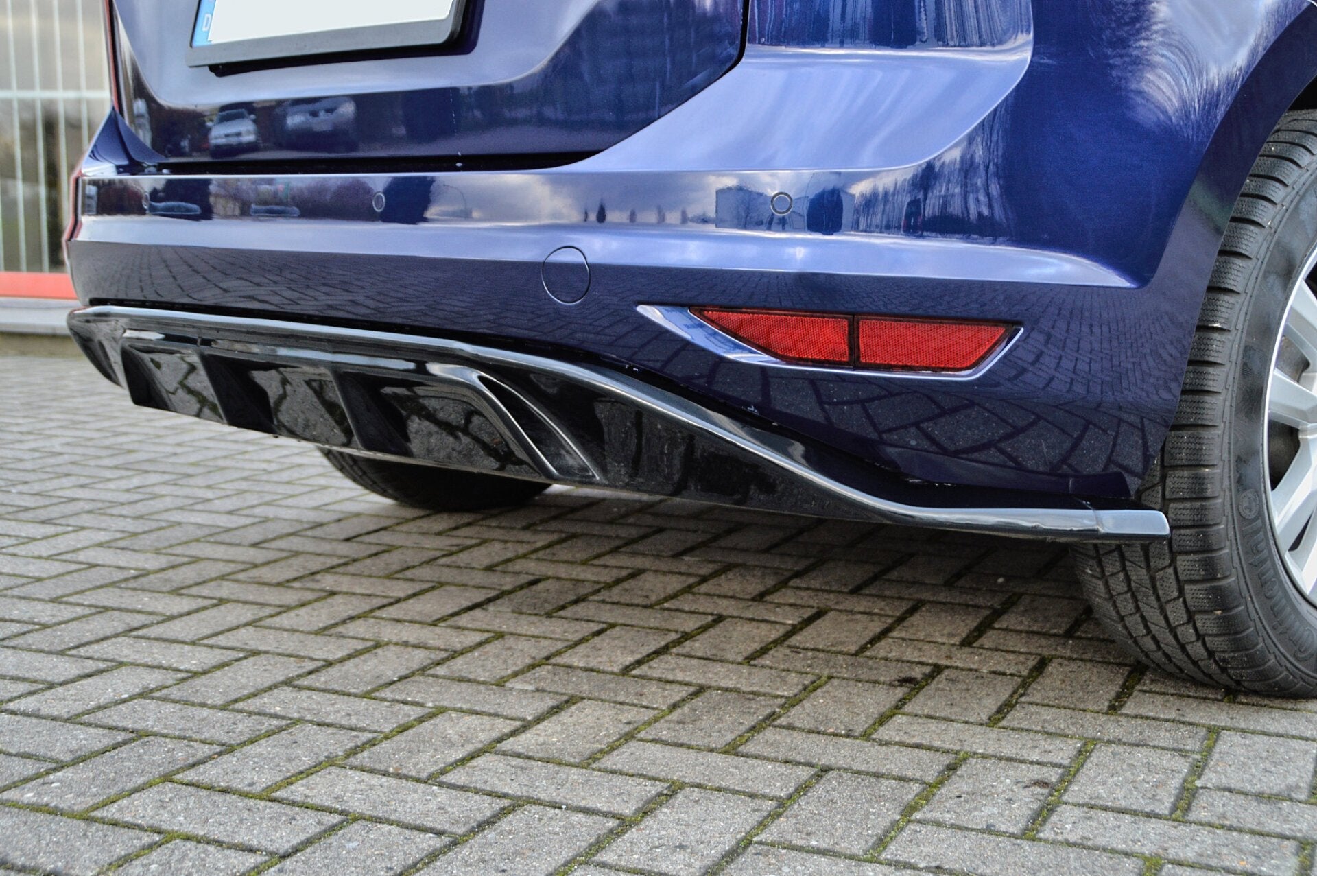 Heckansatz Diffusor aus ABS passend für VW Touran 5T