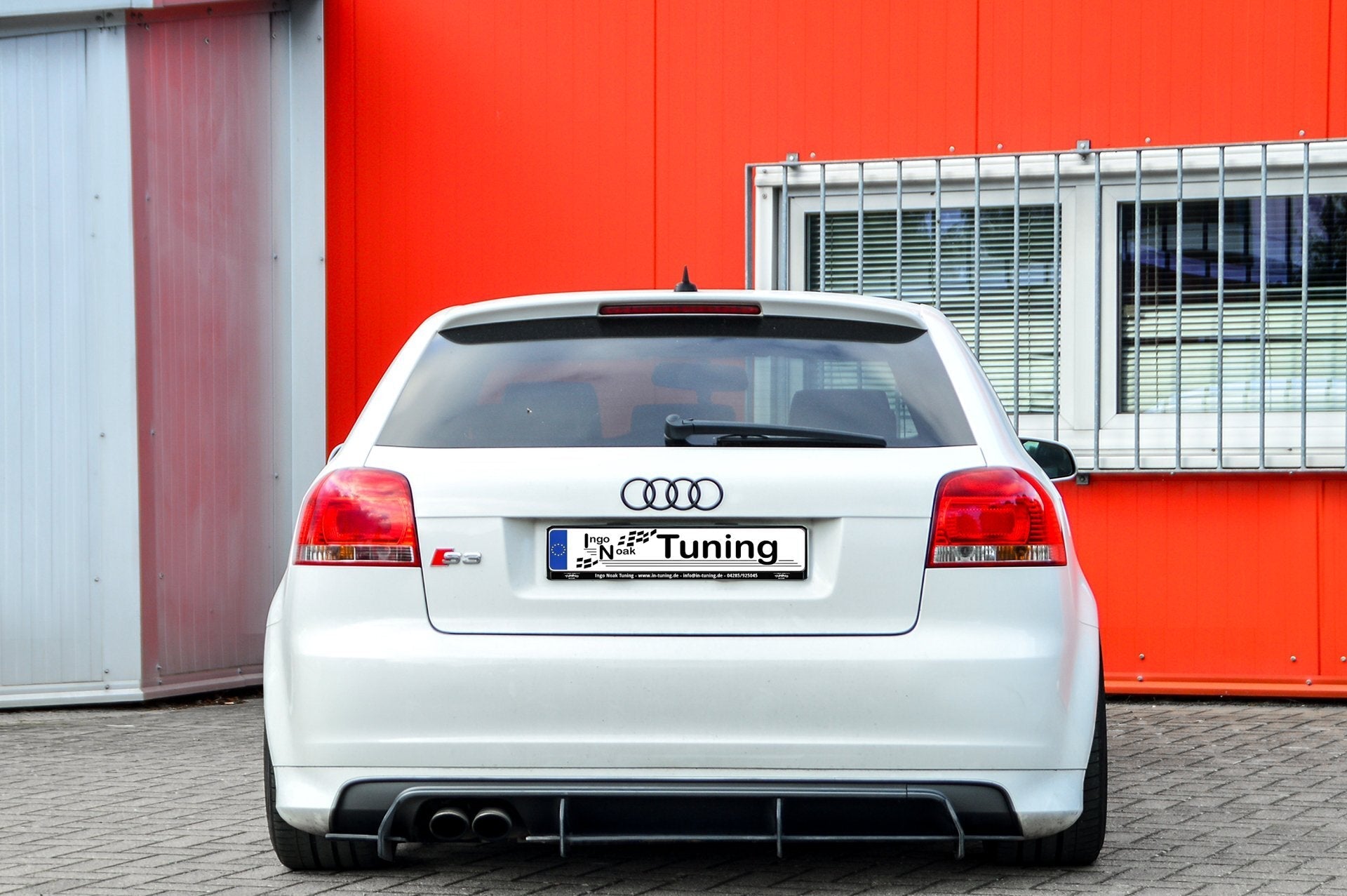 Gefräster Heckansatz passend für Audi S3 8P