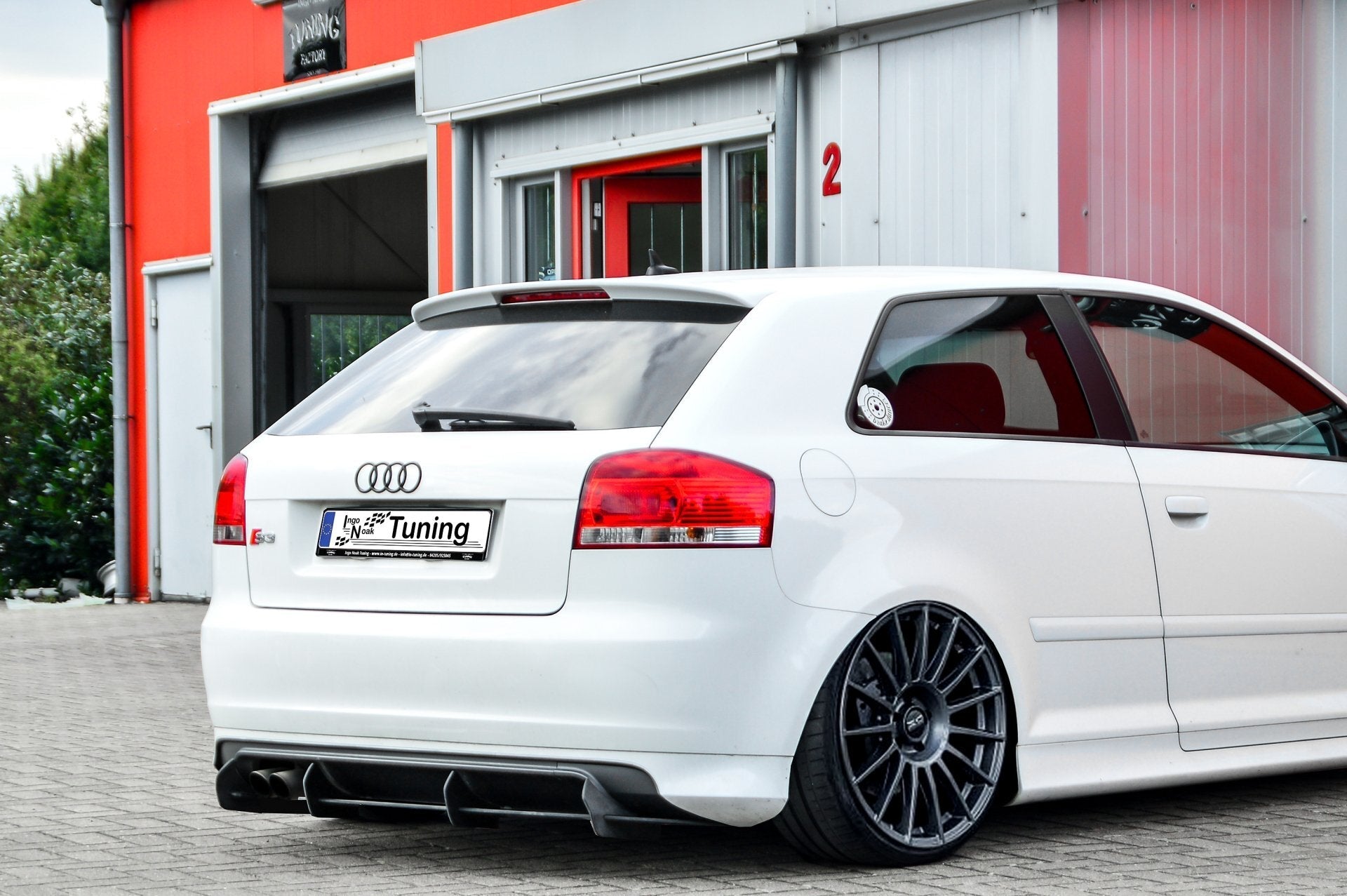 Gefräster Heckansatz passend für Audi S3 8P