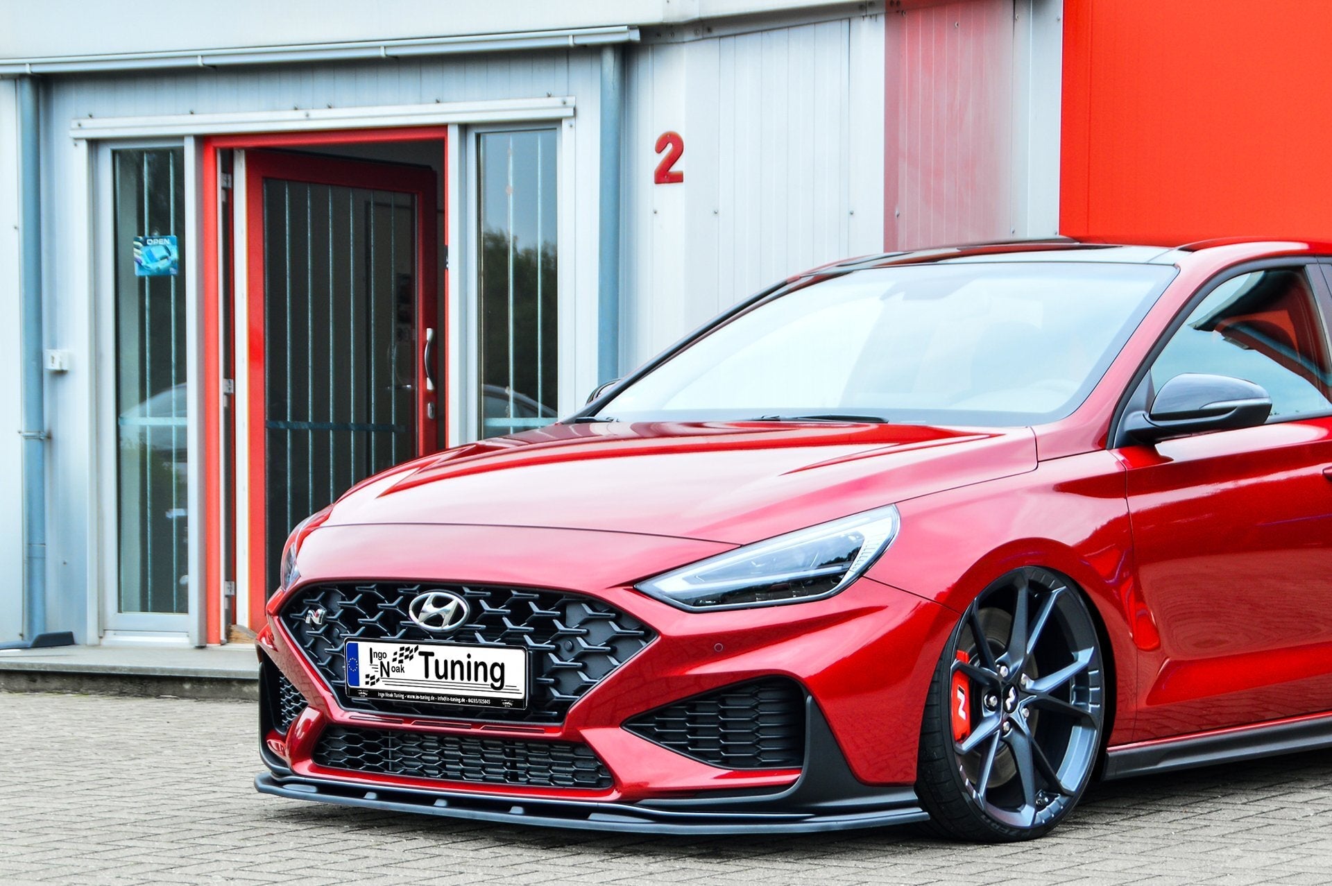 Cup Frontspoilerlippe passend für Hyundai I30 N + N-Line Facelift
