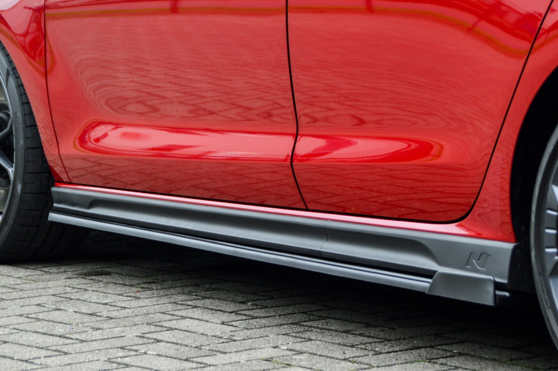Cup Seitenschweller mit Wing hinten passend für Hyundai I30N Facelift