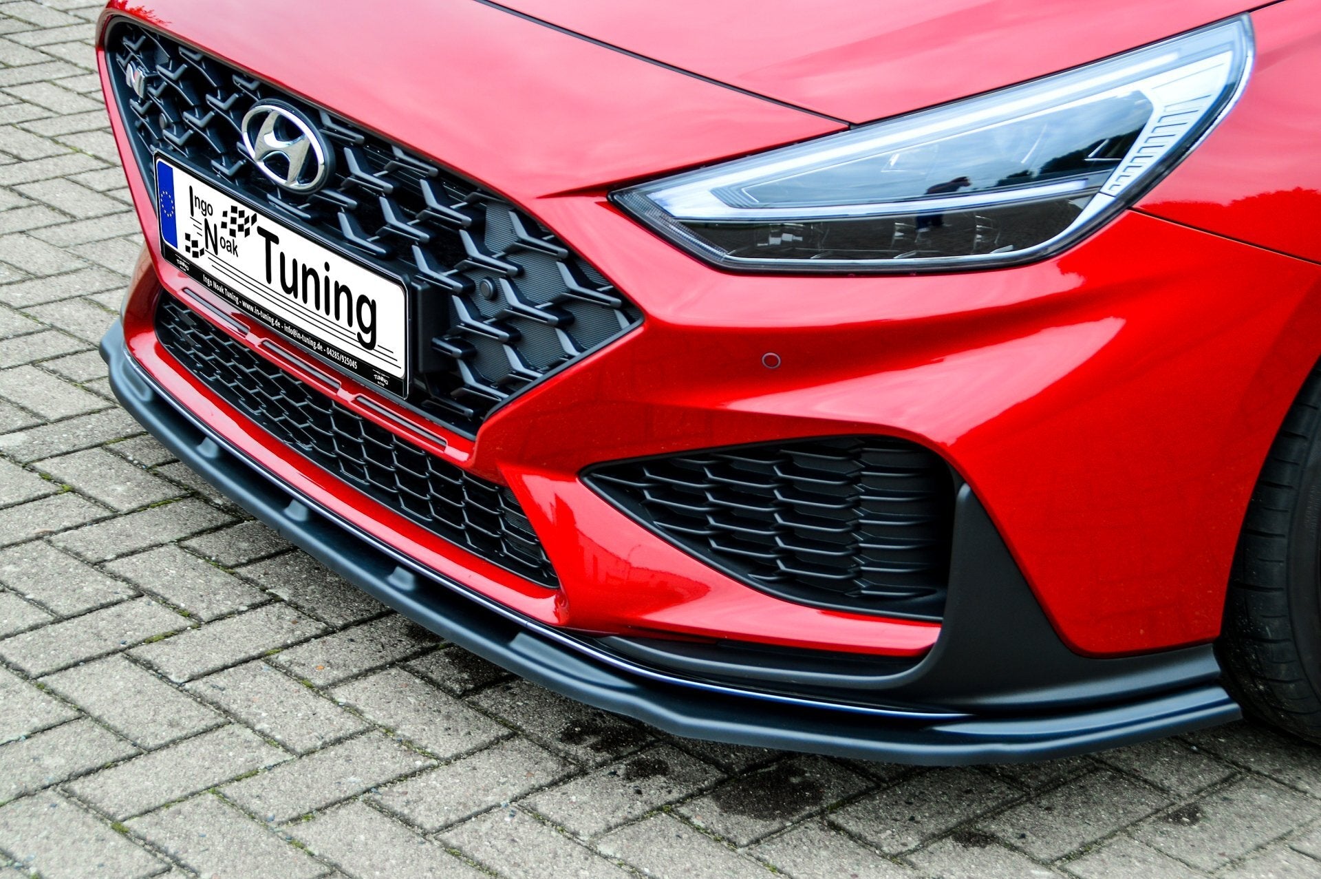 Cup Frontspoilerlippe passend für Hyundai I30 N + N-Line Facelift