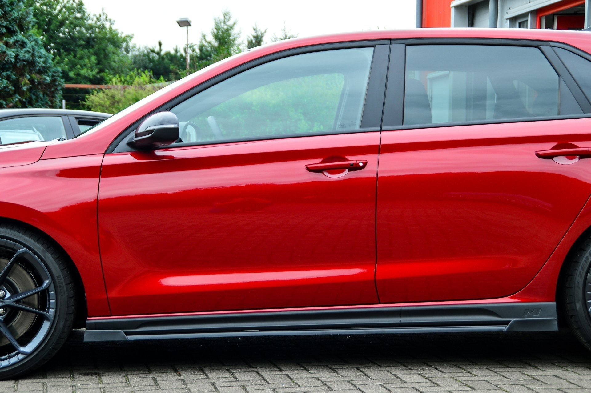 Cup Seitenschweller mit Wing vorne + hinten passend für Hyundai I30N Facelift
