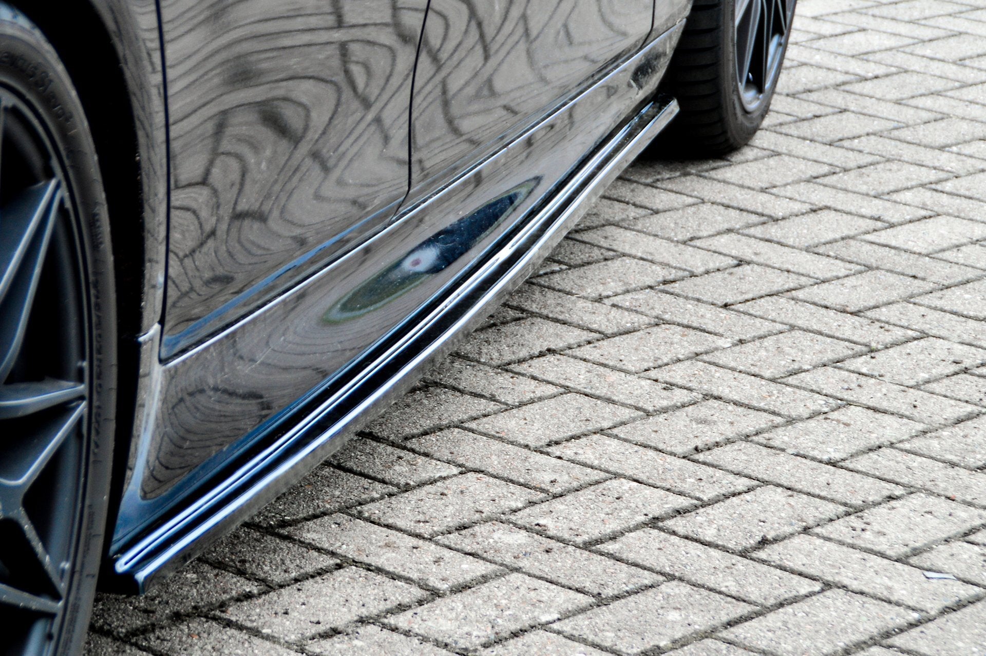 Seitenschweller im Cup Look passend für BMW 5er mit M-Paket + M5