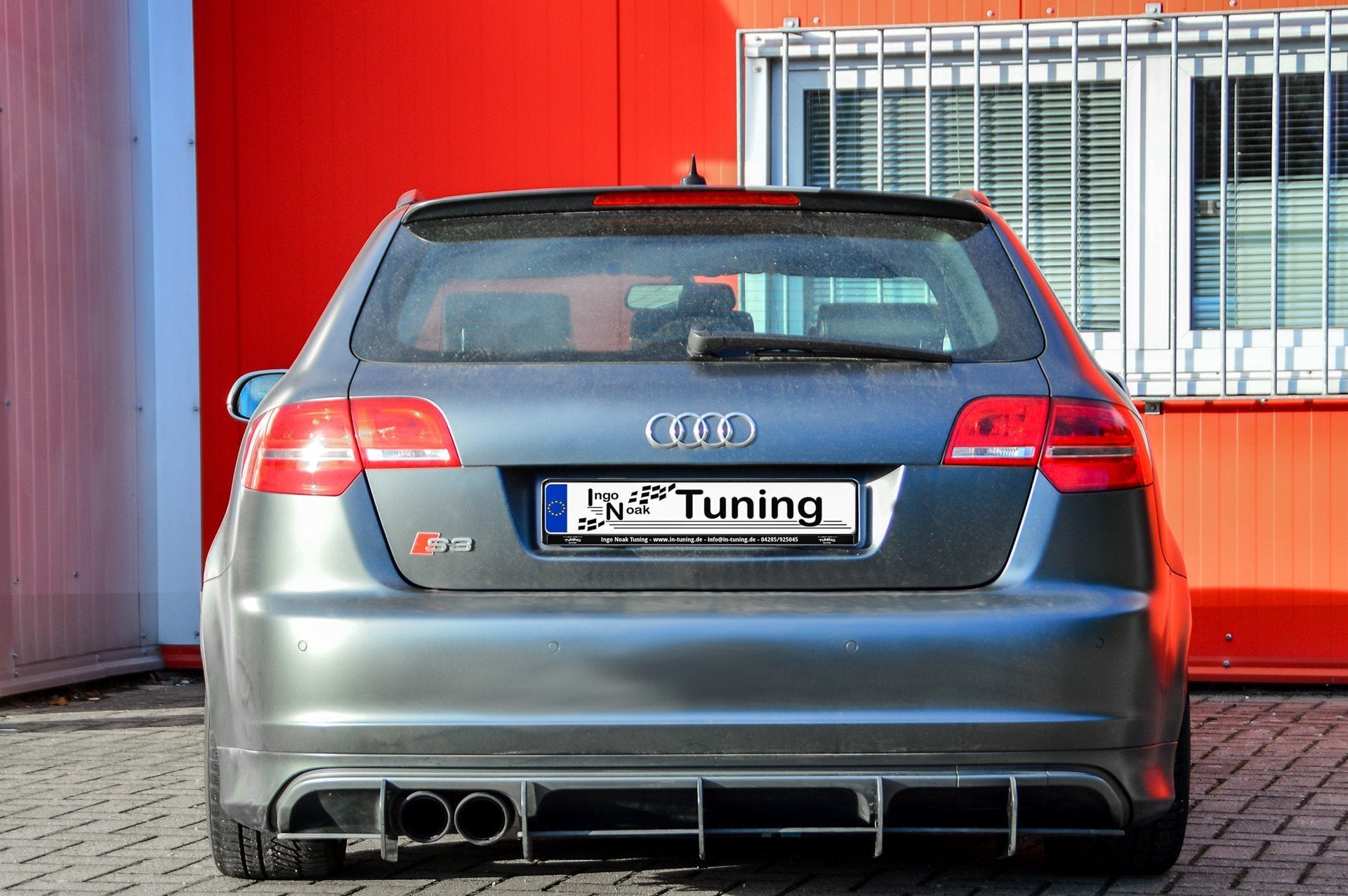 Gefräster Heckansatz passend für Audi S3 8P Sportback