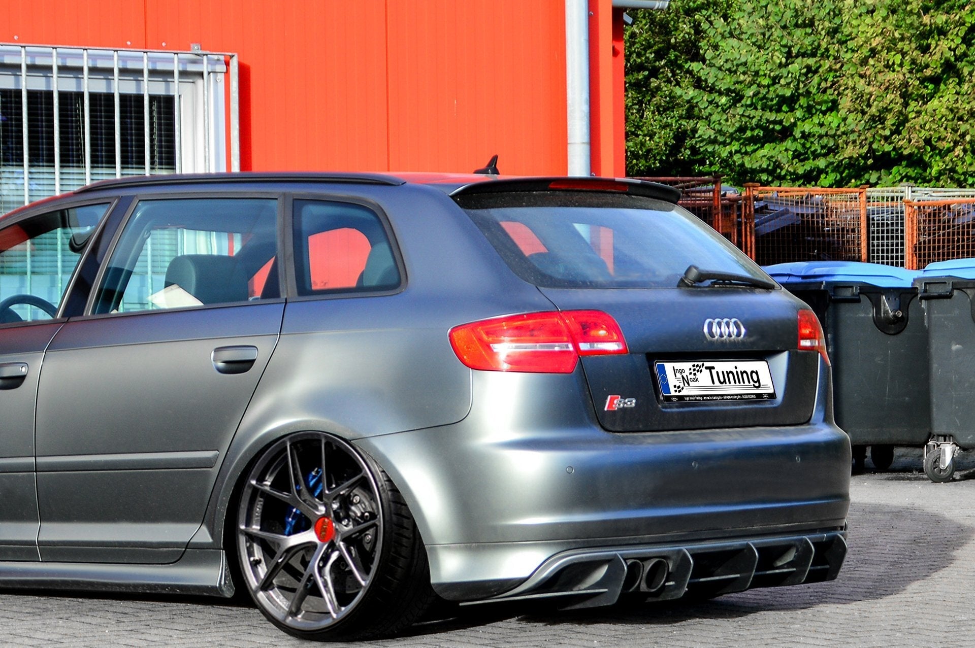 Gefräster Heckansatz passend für Audi S3 8P Sportback