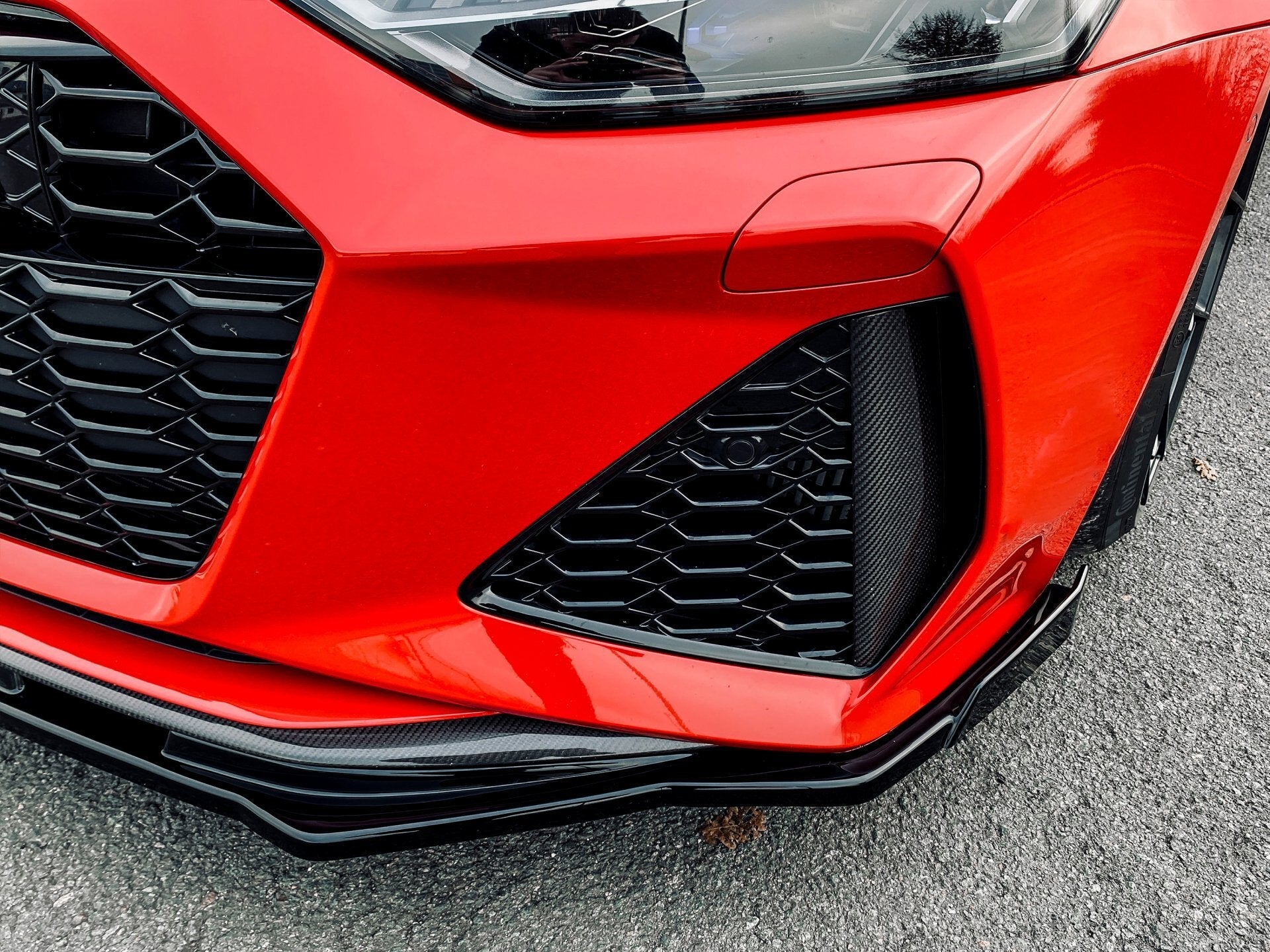 Cup Frontspoilerlippe mit Wing passend für Audi RS7 C8