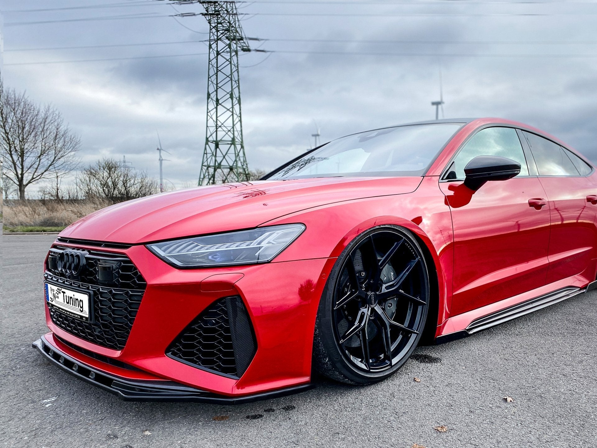 Cup Frontspoilerlippe passend für Audi RS7 C8