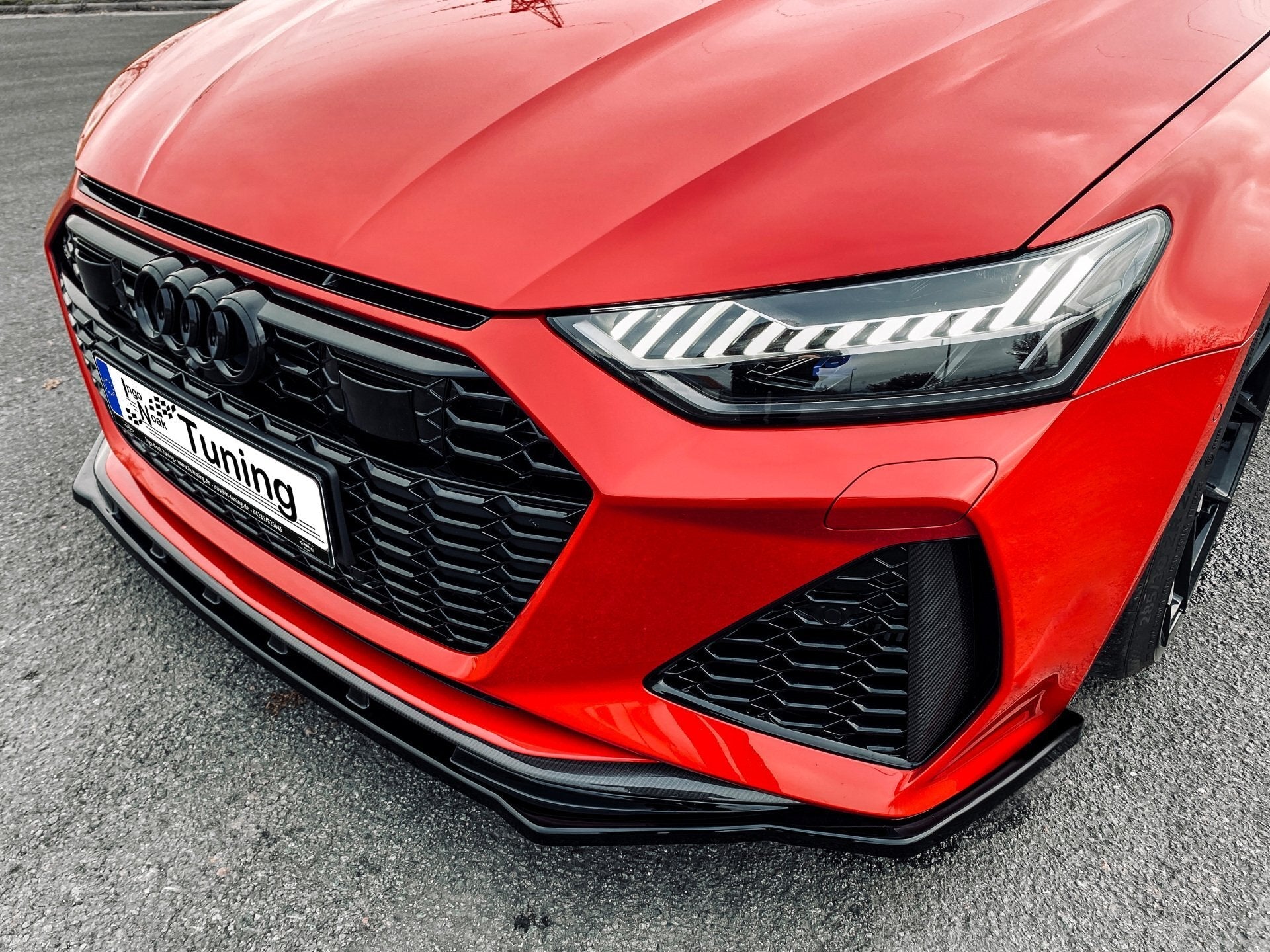Cup Frontspoilerlippe passend für Audi RS7 C8