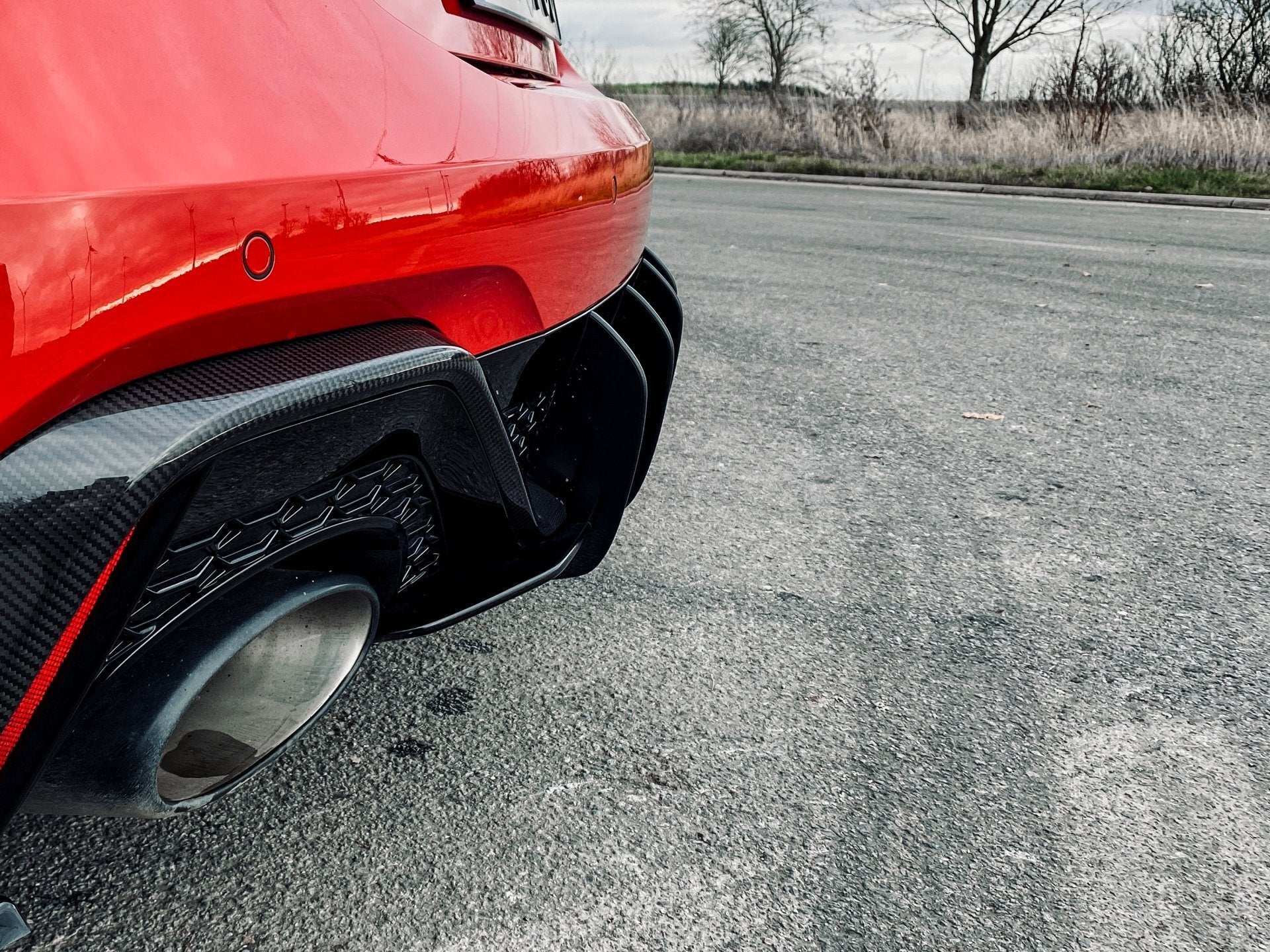 Gefräster Heckansatz passend für Audi RS7 C8 4K