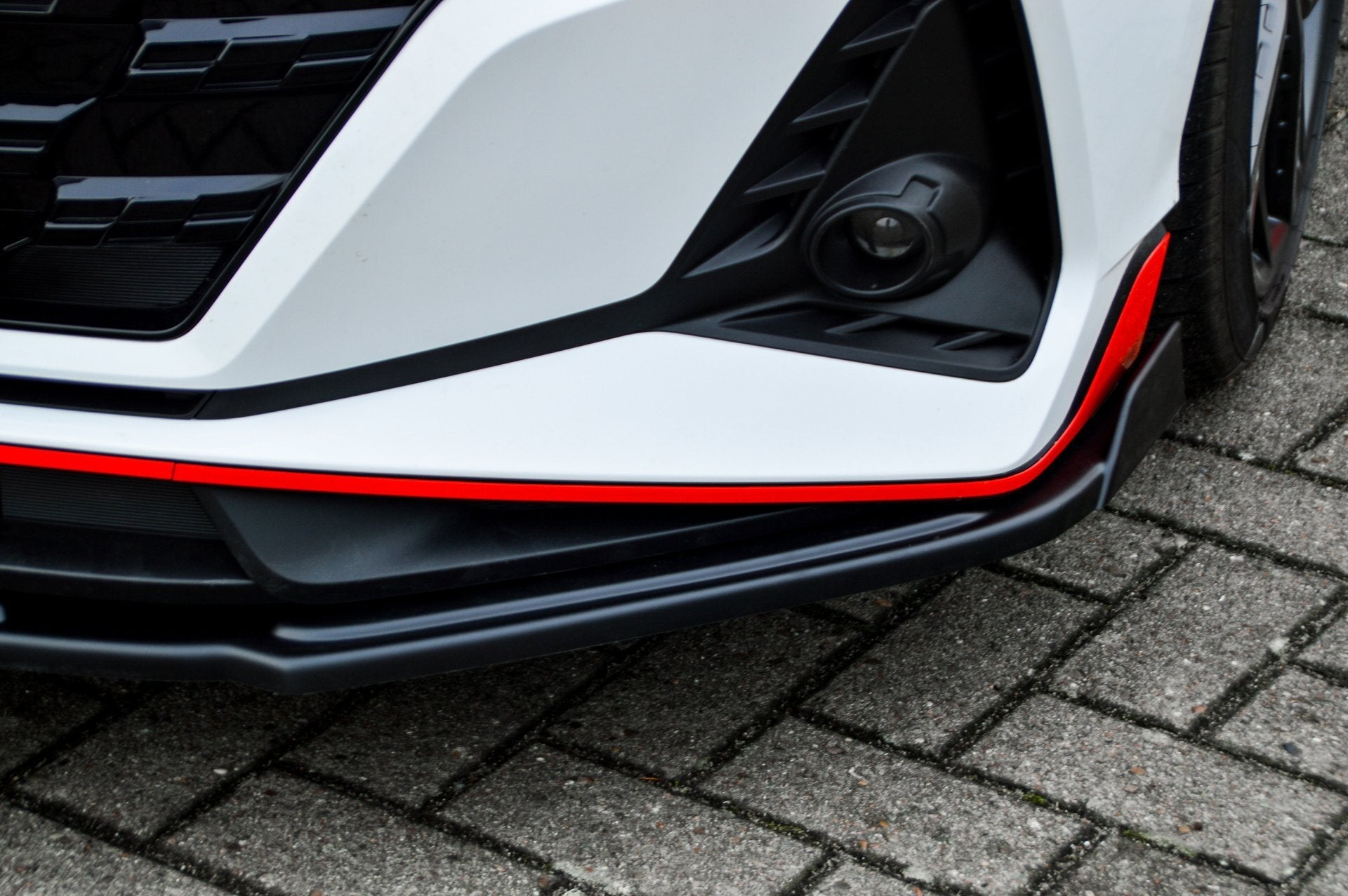 Cup Frontspoilerlippe mit Wing passend für Hyundai I20N Performance