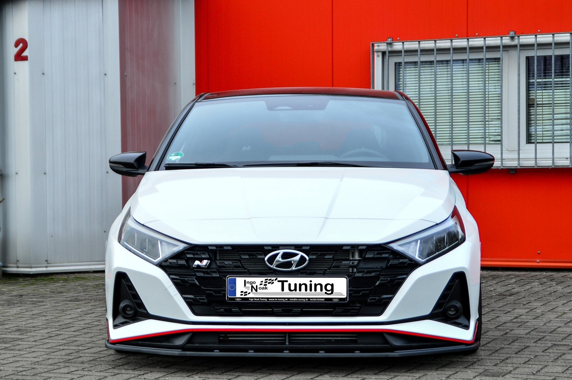 Cup Frontspoilerlippe passend für Hyundai I20N Performance