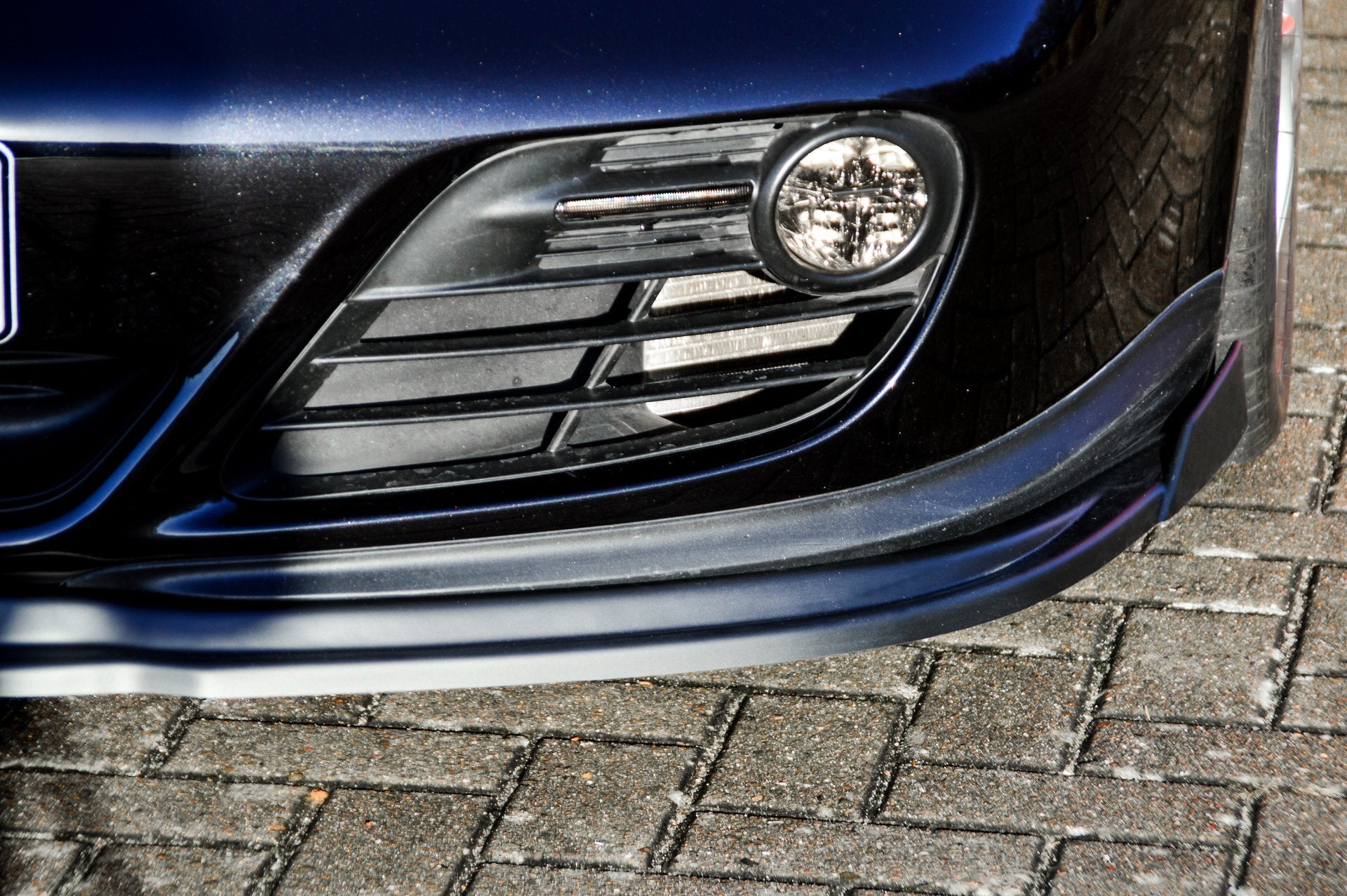Frontspoilerlippe Cuplippe mit Wing passend für Porsche Cayman 987 aus ABS