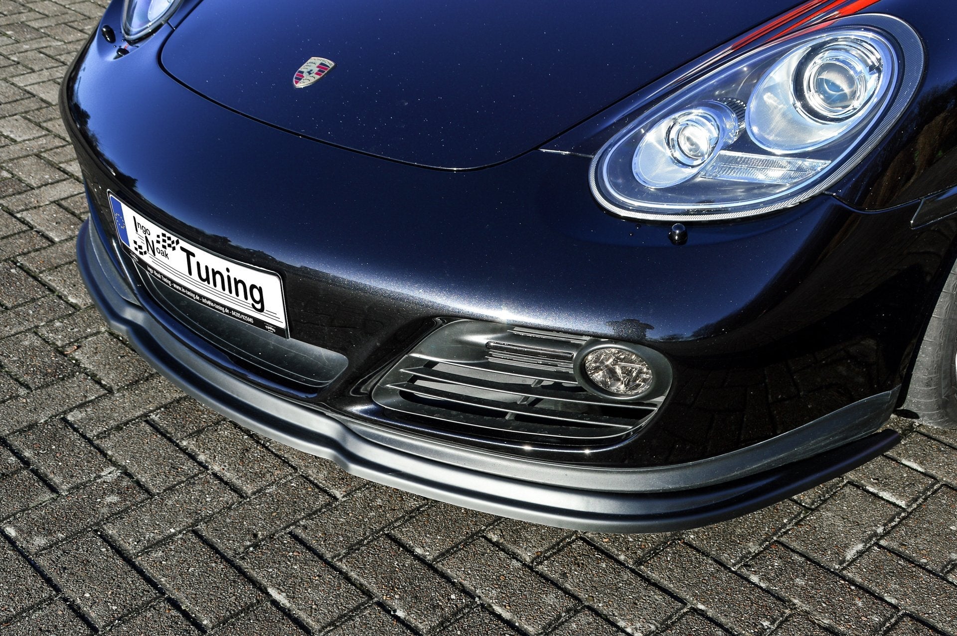 Frontspoilerlippe Cuplippe passend für Porsche Cayman 987 aus ABS