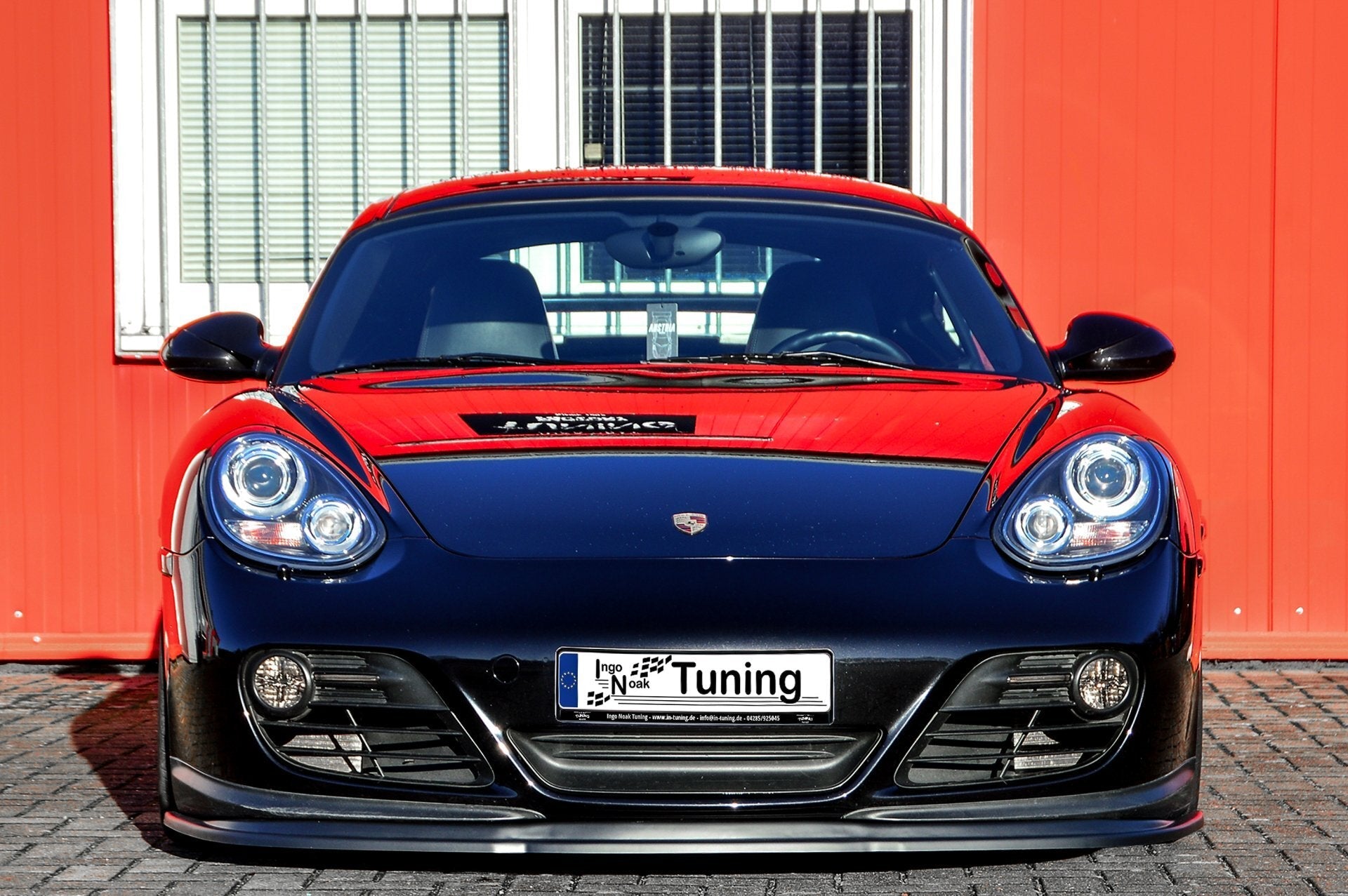 Frontspoilerlippe Cuplippe passend für Porsche Cayman 987 aus ABS