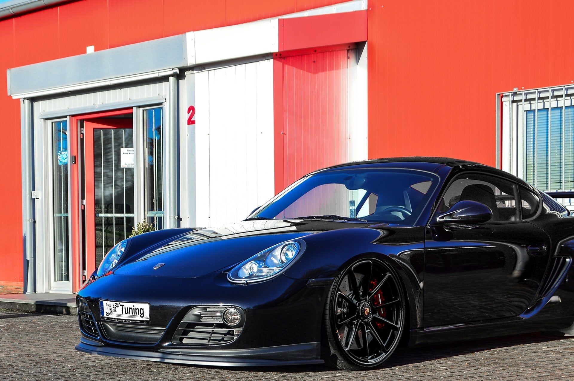 Frontspoilerlippe Cuplippe passend für Porsche Cayman 987 aus ABS