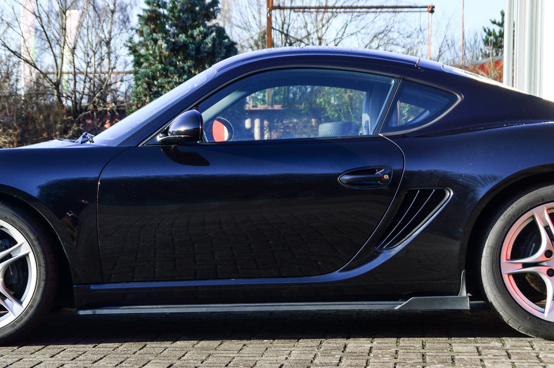 Cup Seitenschweller mit Wing aus ABS passend für Porsche Cayman 987
