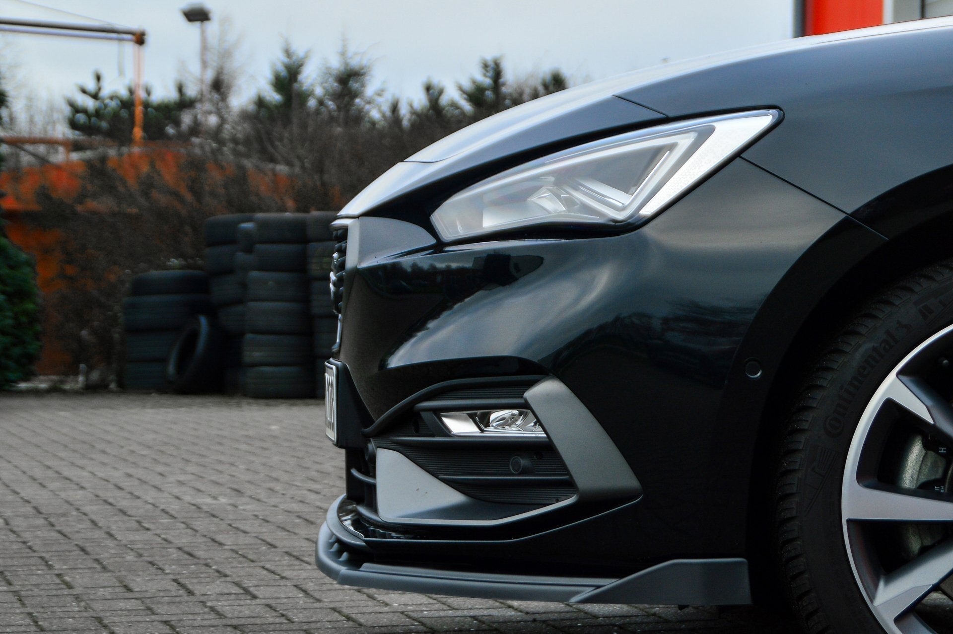 Cup Frontspoilerlippe mit Wings passend für Seat Leon KL +ST