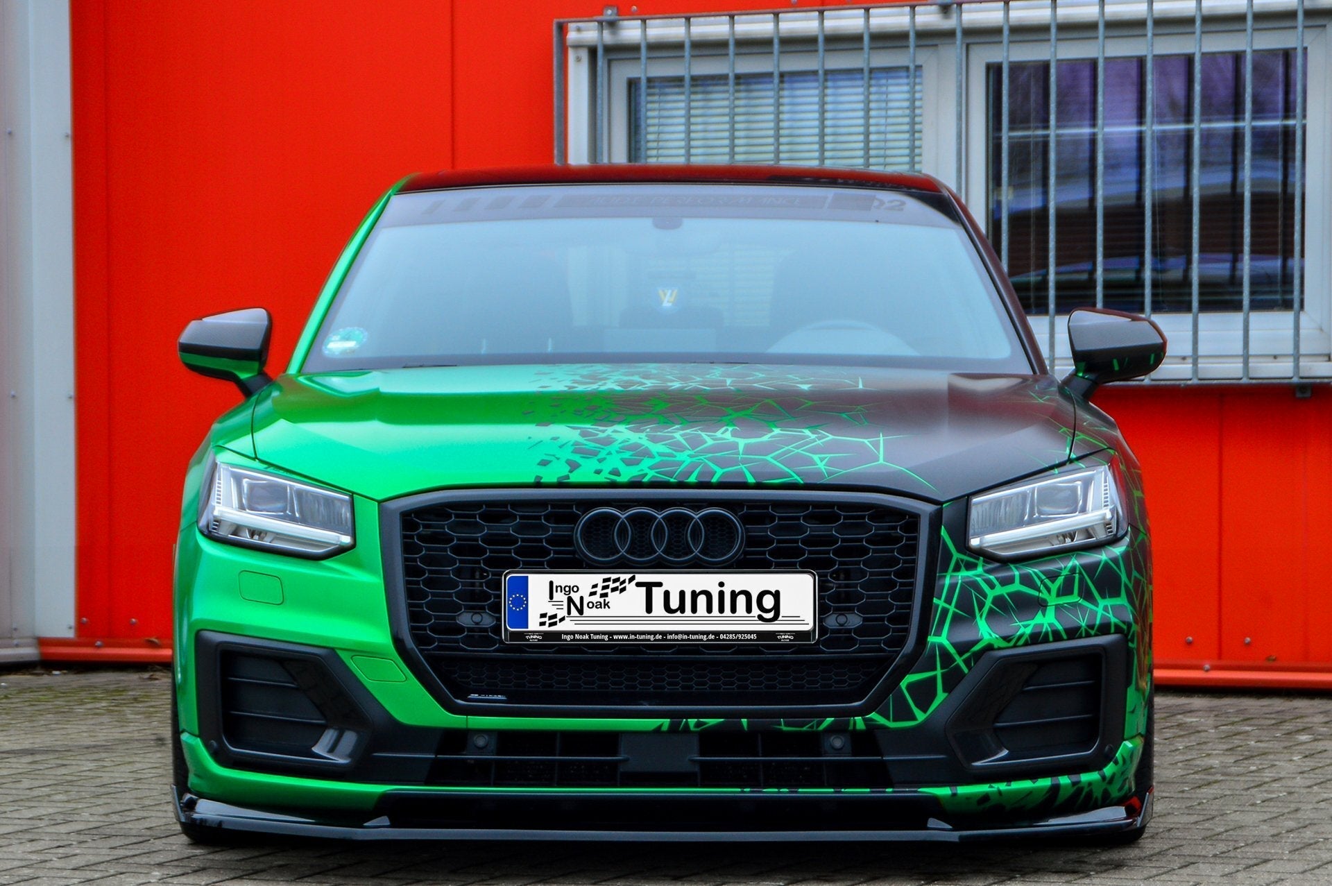Cup Frontspoilerlippe mit Wing passend für Audi Q2 GA