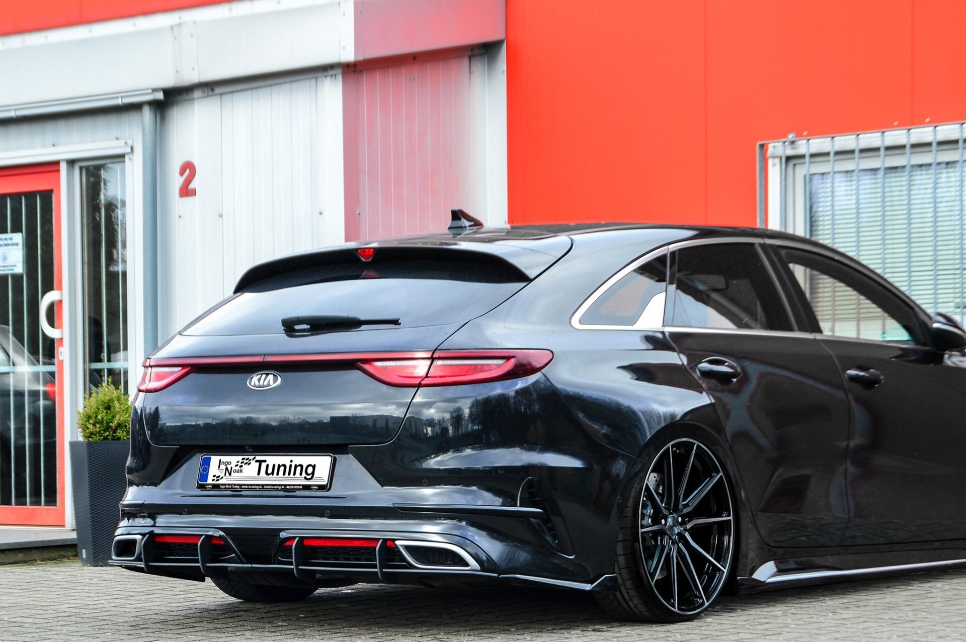 Heckdiffusor Diffusor + Seitenteilen passend für Kia Pro Ceed GT-Line