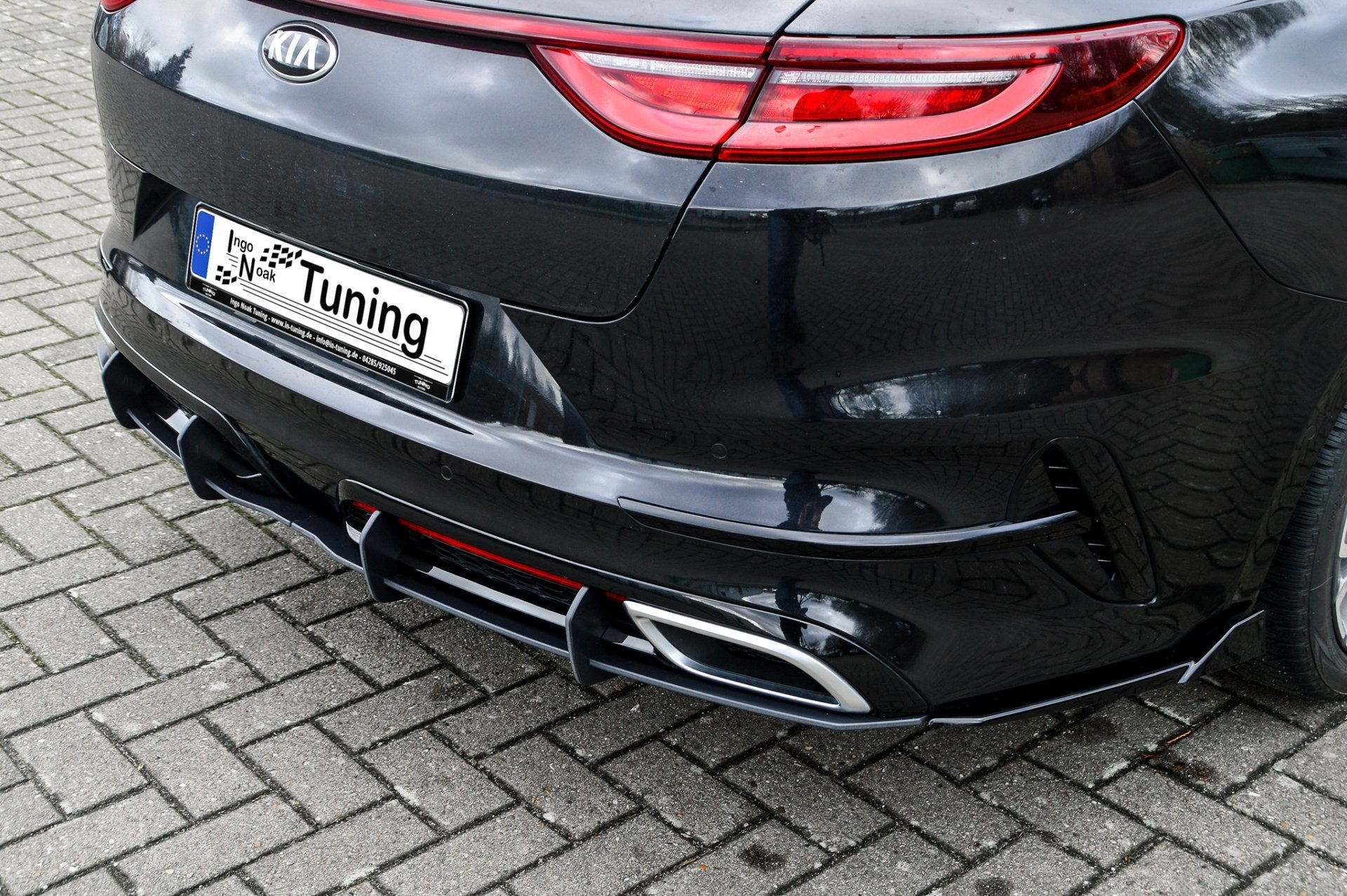 Heckdiffusor Diffusor + Seitenteilen passend für Kia Pro Ceed GT-Line