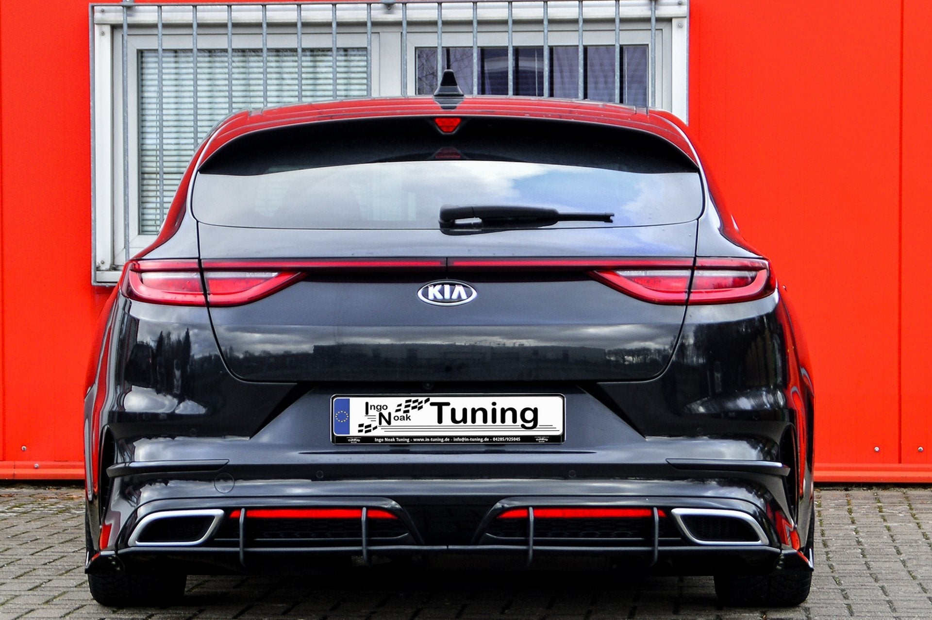 Heckdiffusor Diffusor + Seitenteilen passend für Kia Pro Ceed GT-Line