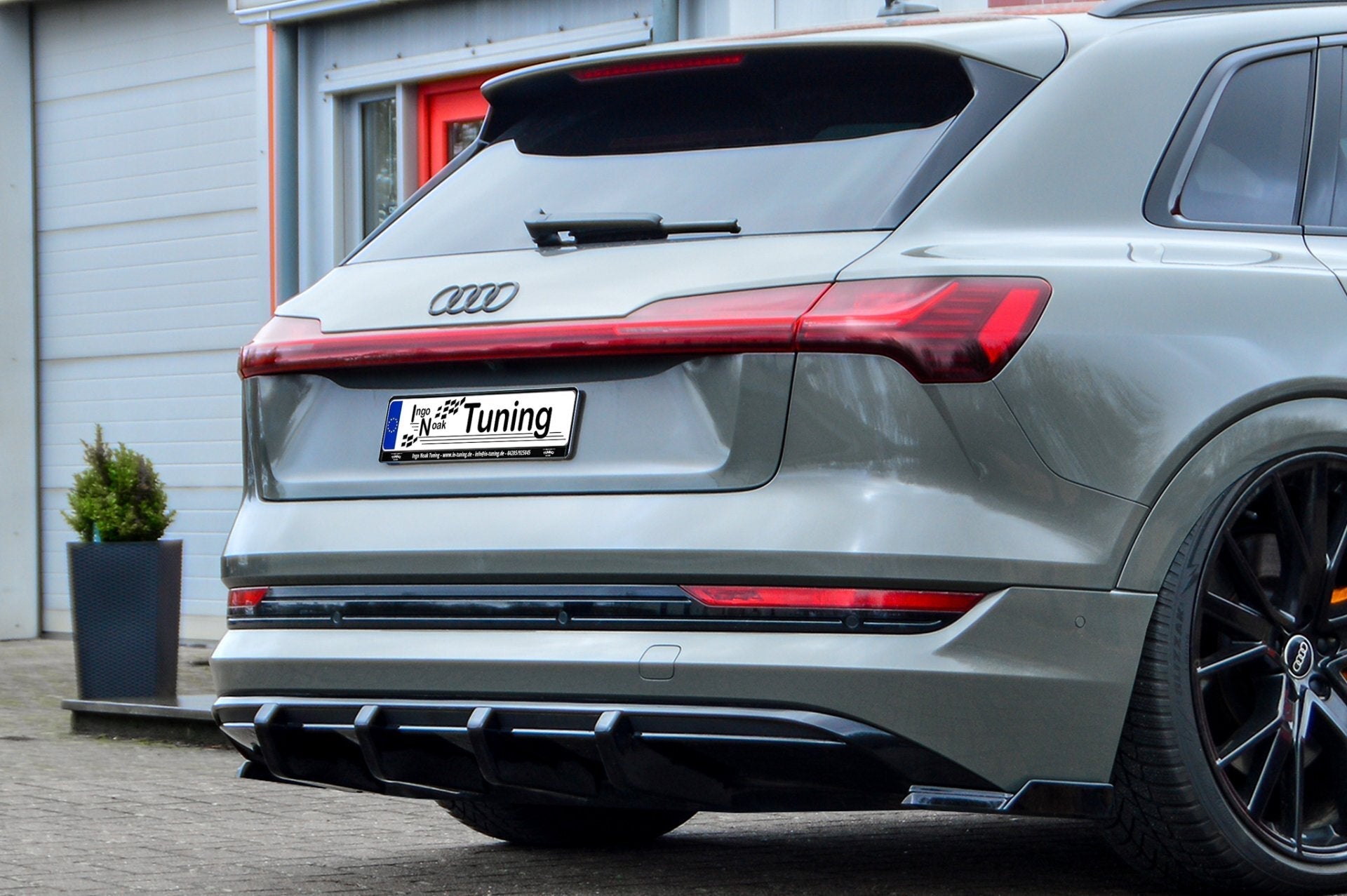 4.tlg. Heckansatz Aufsatz passend für Audi e-tron Quattro S-Line