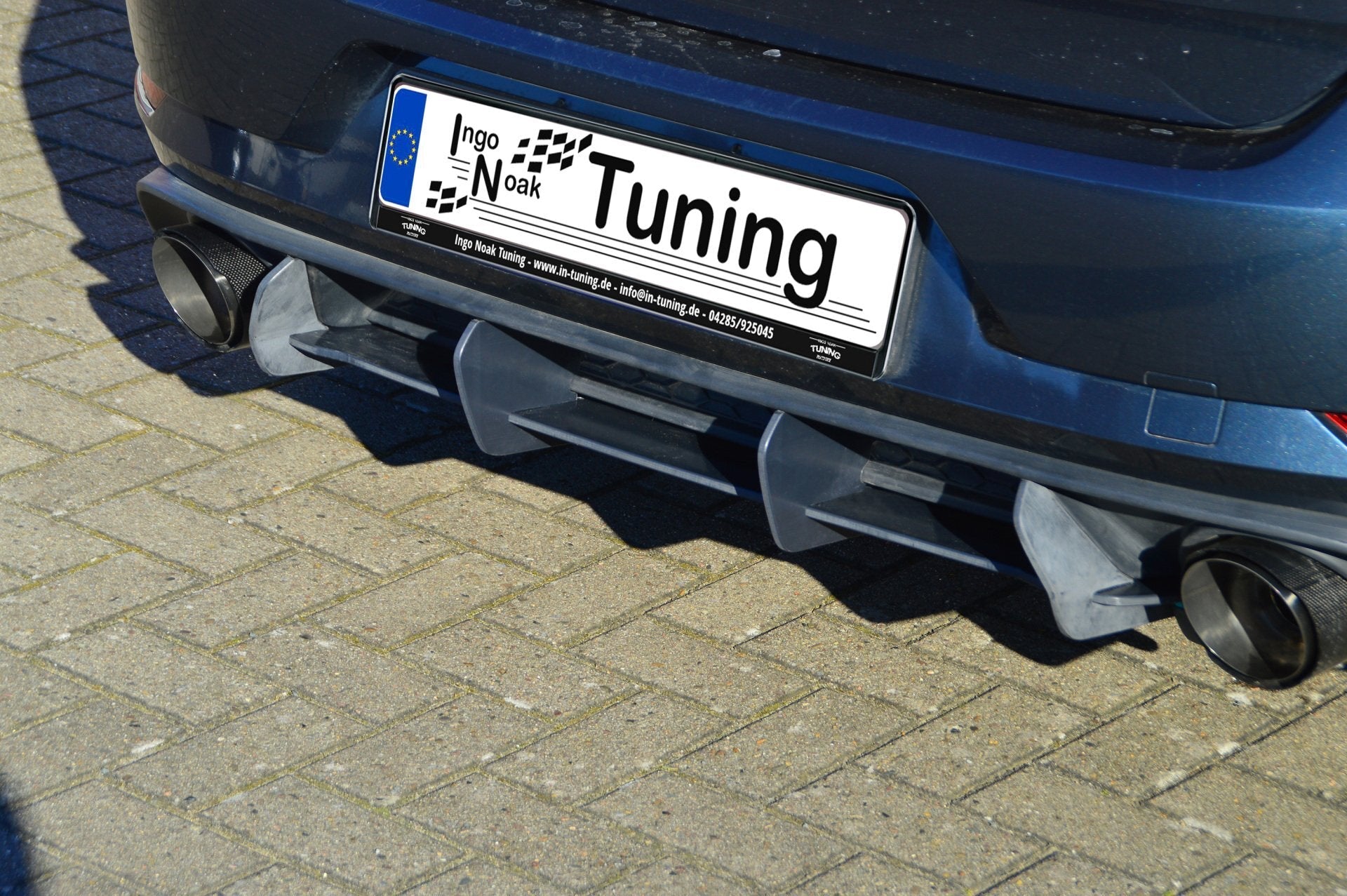 Heckansatz Diffusor Version.2 passend für VW Golf 7 GTI + Performance Facelift