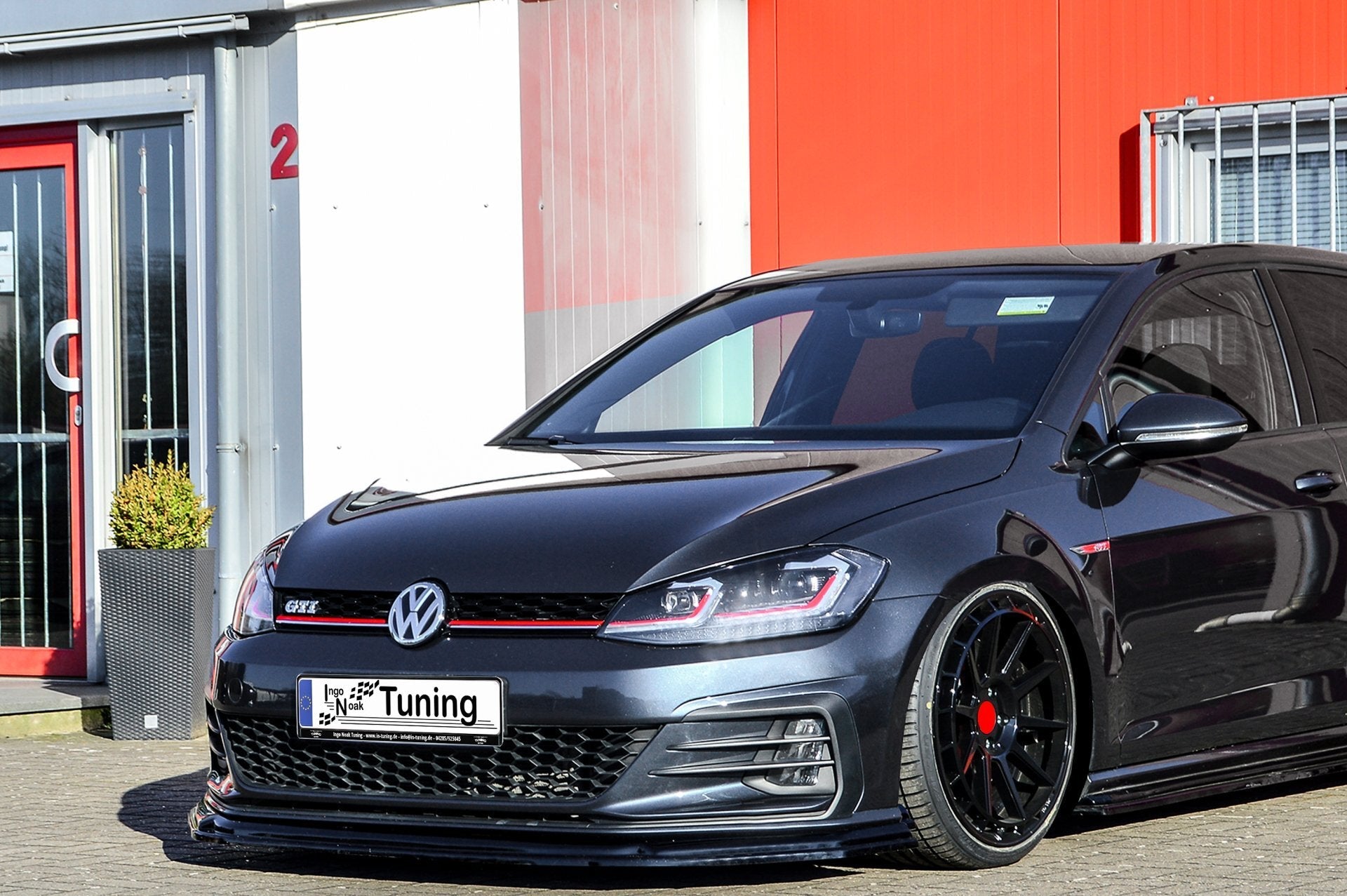 Spoilerschwert Frontspoiler V.2 passend für VW Golf 7 GTD Variant Facelift