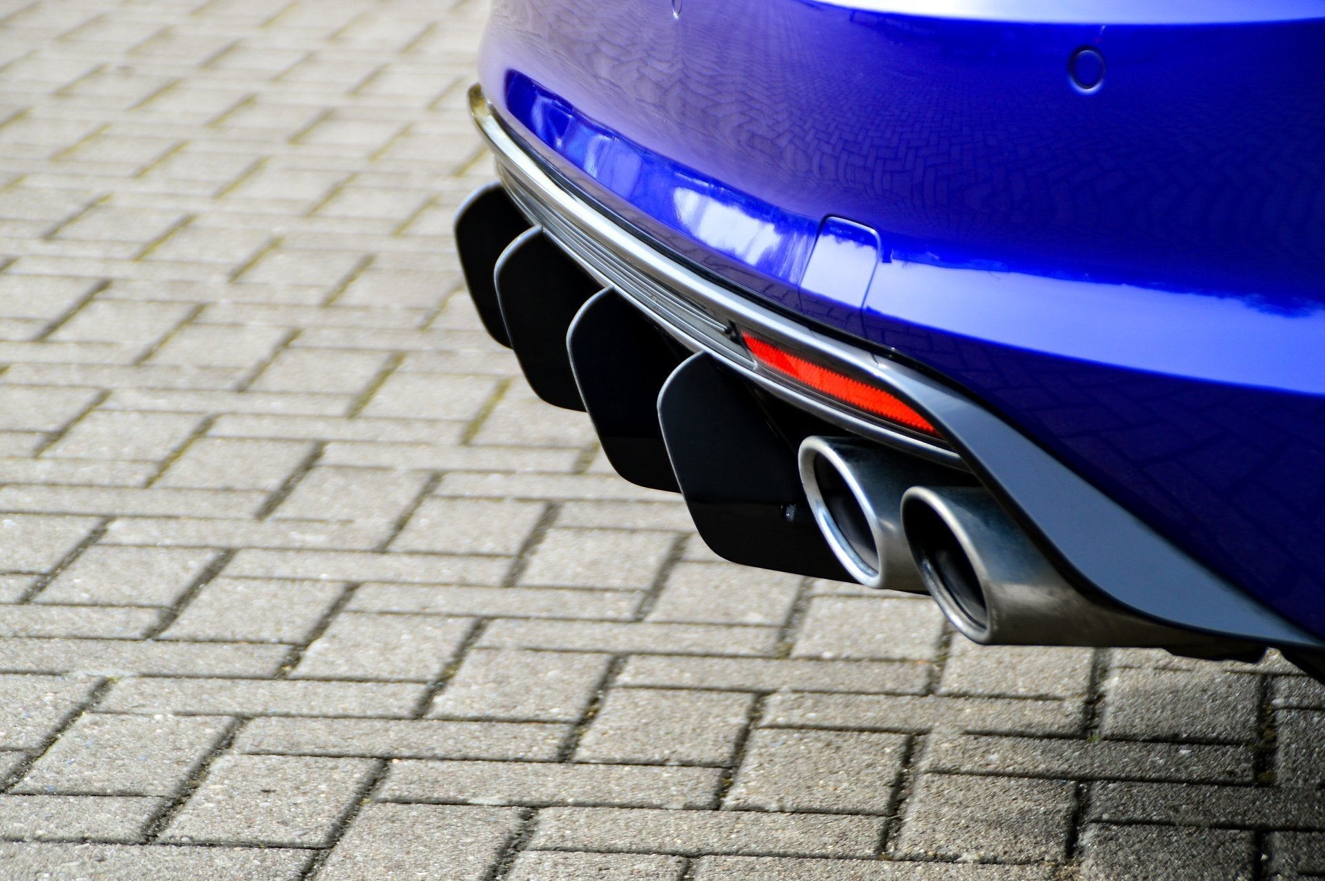 Racing Heckansatz Diffusor passend für VW Golf 7 R Variant Vorfacelift