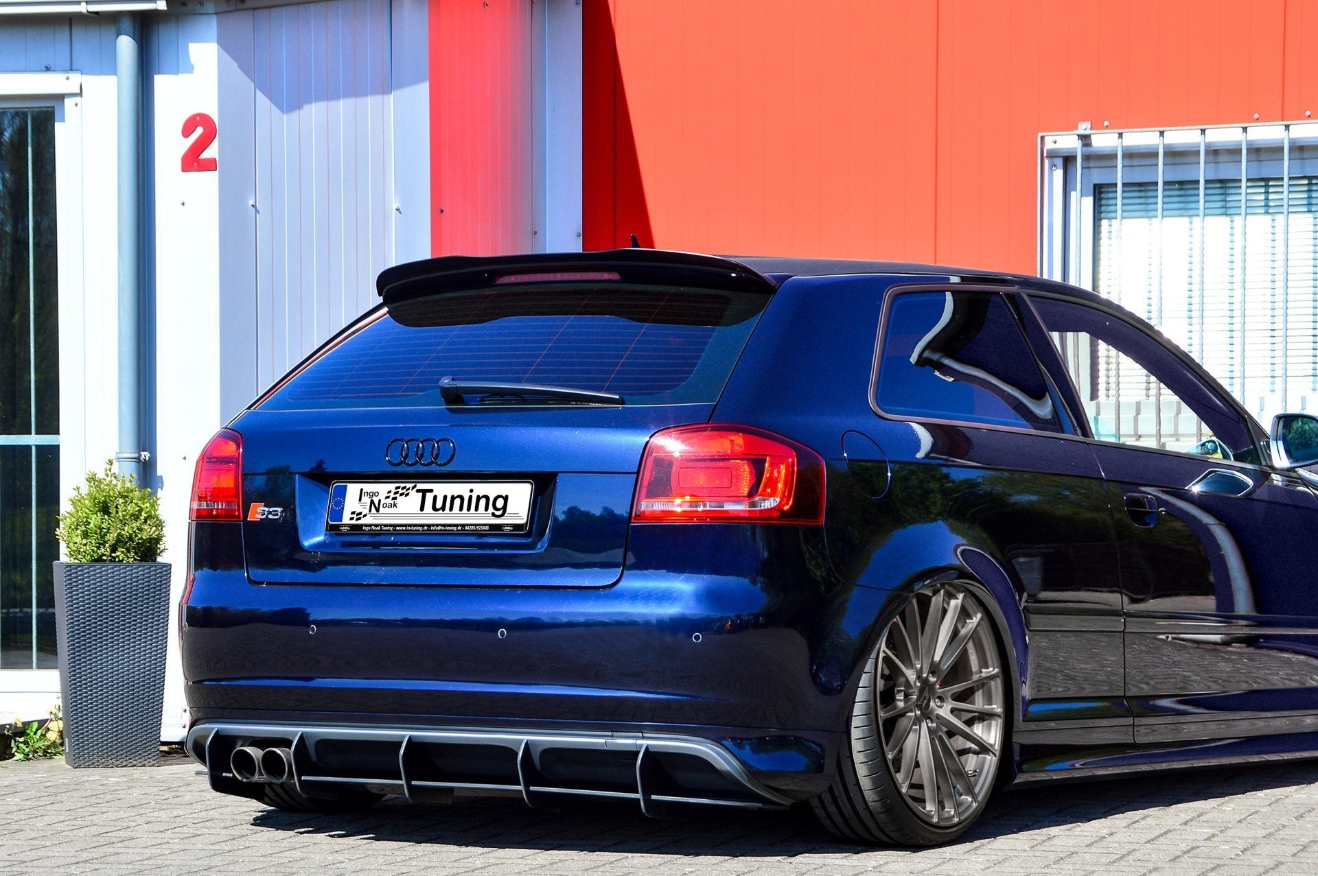 Gefräster Heckansatz passend für Audi S3 8P 3.Türer Facelift